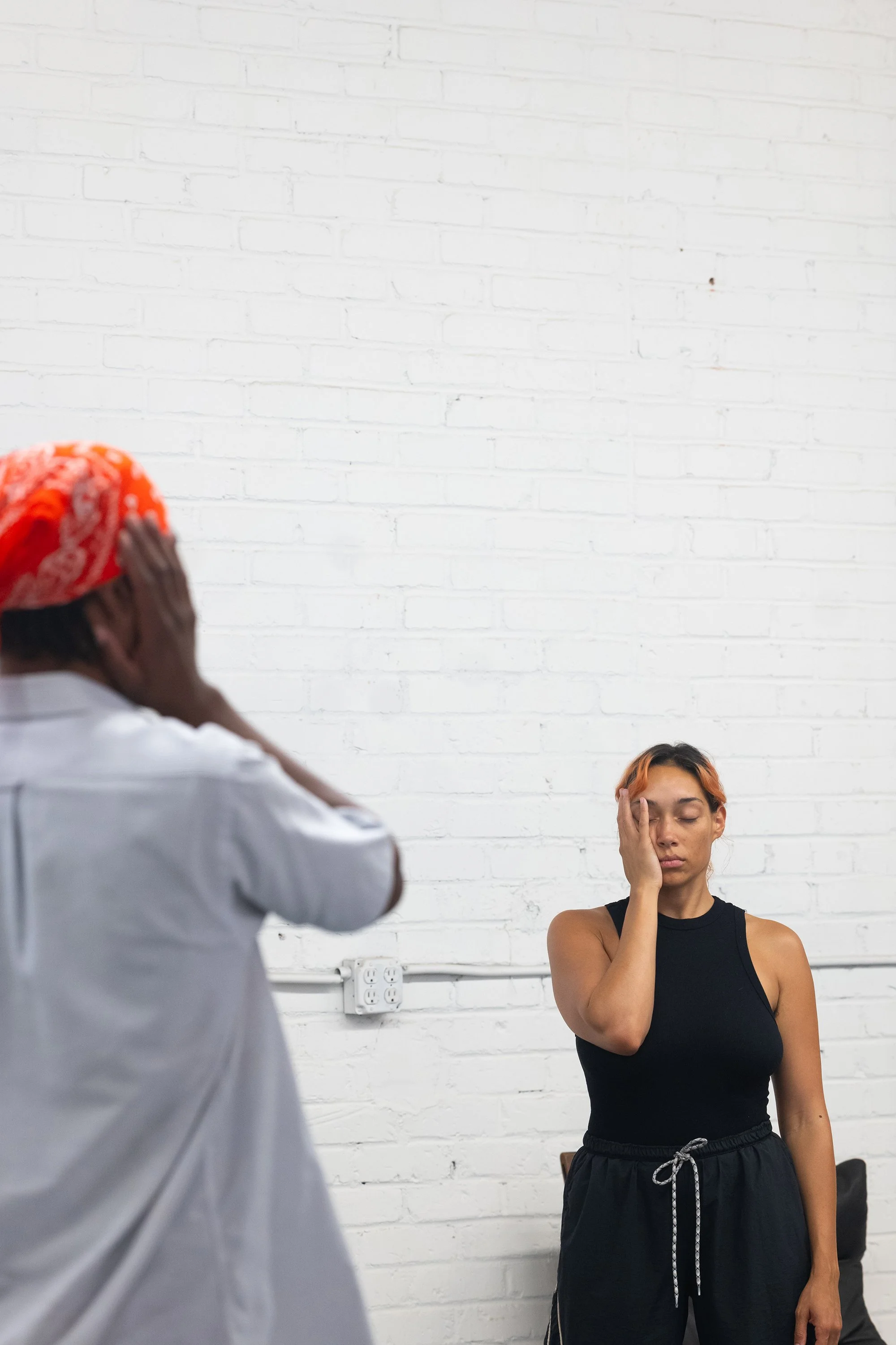 Jason Williams documented rehearsals and work in progress of Will Rawls' Unmade performance piece for The Broad Museum.
