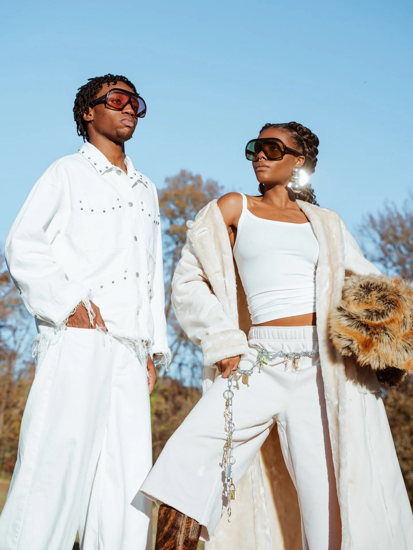 Redeemed. 

Models :
@destineegg 
@eden.ijt 
Videographer :&nbsp;@dext.qu 
Photographer :&nbsp;&nbsp;@Aspenbrownphotography 
Creative director :&nbsp;&nbsp;@theamanisimone 
Styling :&nbsp;@chavon.parker 

PA :
@chosenkingg_ 
@carraroots 
@fracturesan