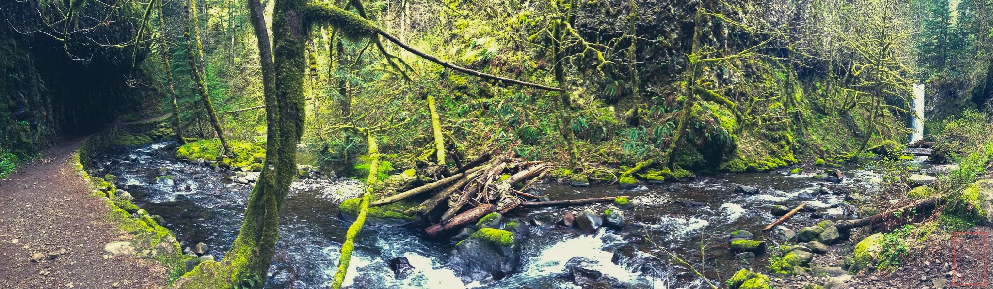 OR: Wahkeena Falls to Multnomah Falls