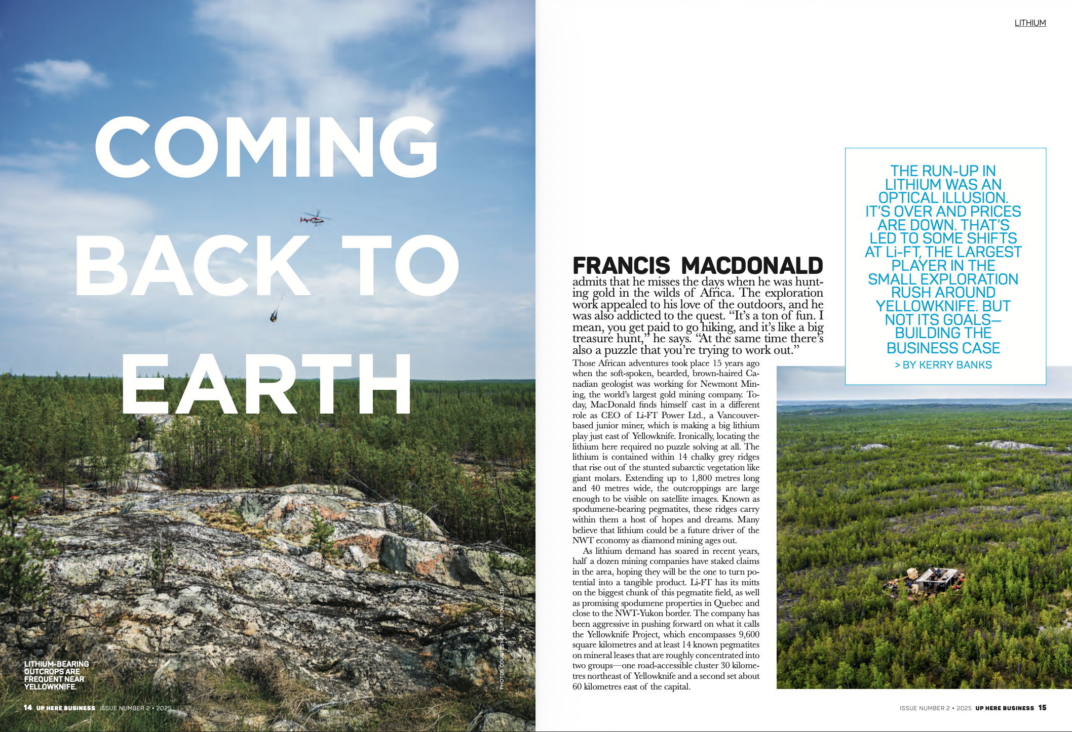 Coming Back To Earth / Up Here Business / Issue 2 2025