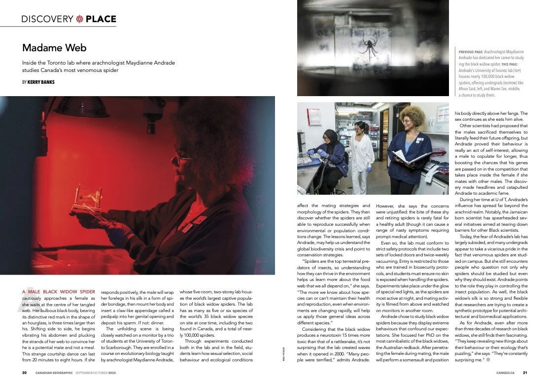 Madame Web / Canadian Geographic / Sep-Oct 2025