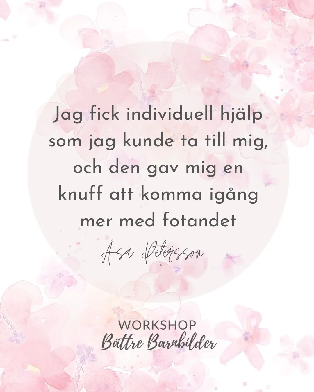 📷 F&aring;nga varje &ouml;gonblick med en foto-workshop f&ouml;r f&ouml;r&auml;ldralediga 📷

Hej d&auml;r! &Auml;r du en mamma som &auml;r f&ouml;r&auml;ldraledig och &auml;lskar fotografering? Skulle du vilja f&aring; ut det b&auml;sta av denna ko