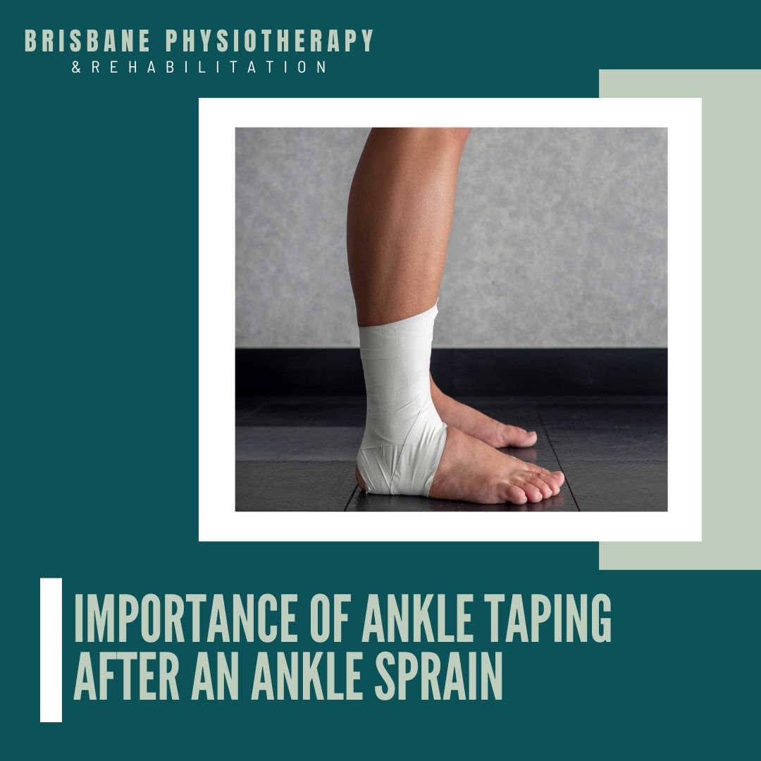 Importance of Ankle Taping after sustaining an Ankle Sprain