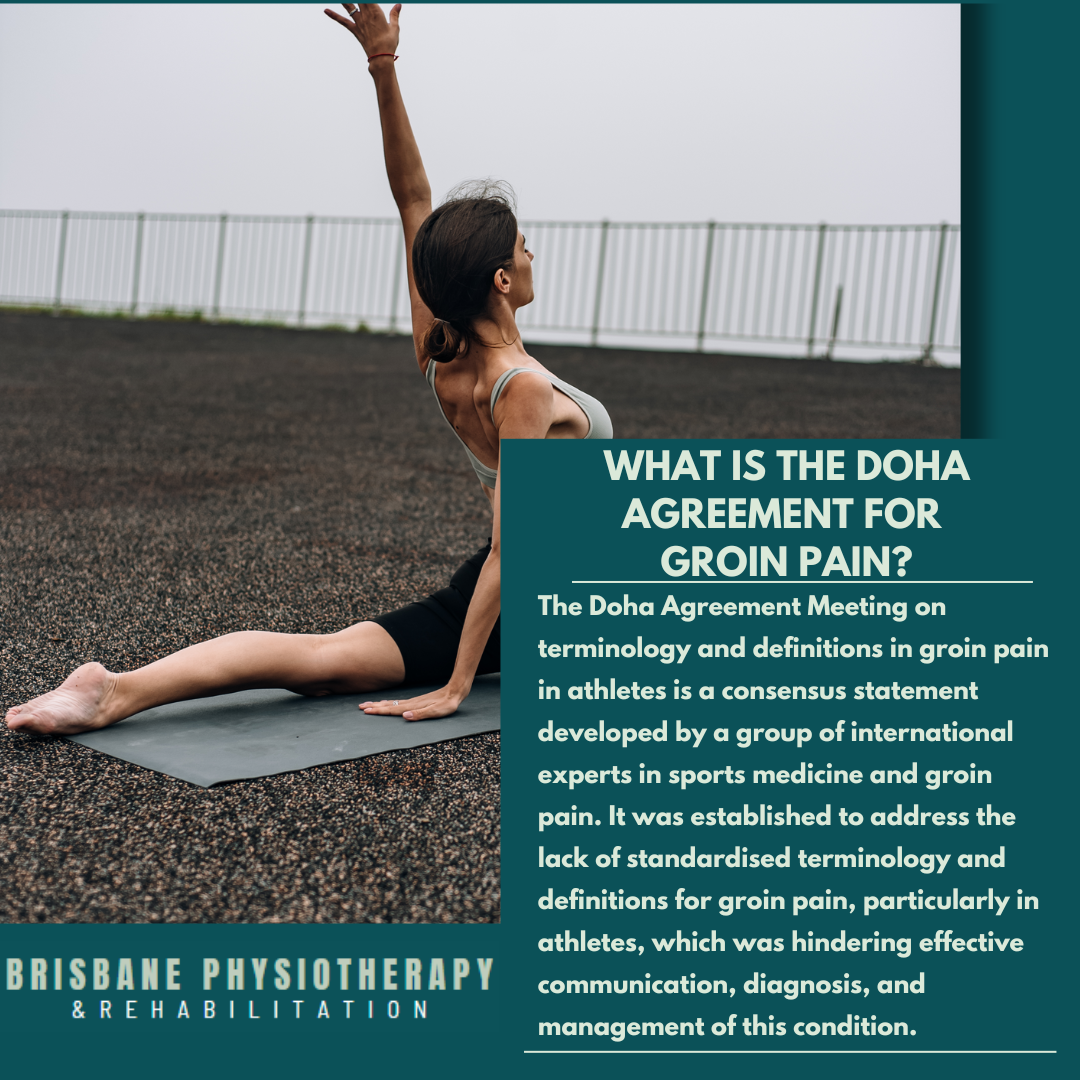What is The Doha Agreement in Relation to the Classification of Groin Pain Conditions/Injuries?
