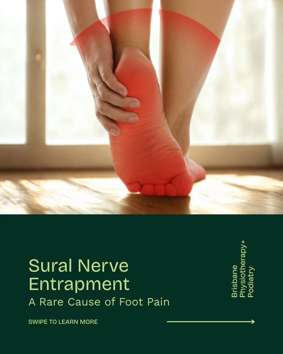 Sural Nerve Entrapment

Pain along the back or outside of your lower leg or ankle could be more than a muscle strain. Sural nerve entrapment occurs when this small, superficial nerve becomes irritated or compressed, causing burning, tingling, numbnes
