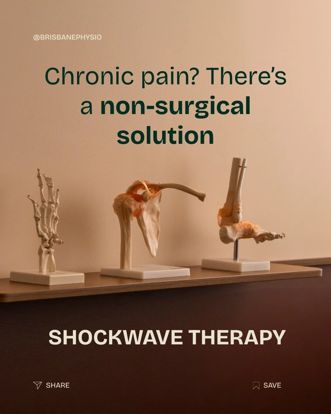 Chronic pain that just won&rsquo;t go away? It might be time to try Shockwave Therapy ⚡️

Shockwave therapy is a non-invasive treatment that helps stimulate healing in stubborn tendon injuries and chronic pain conditions. By delivering targeted acous