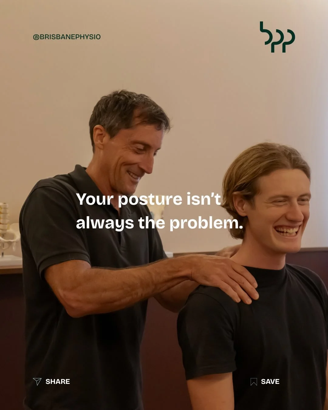 Is posture really the problem? 👥

The truth is, there is no perfect posture.

There is no one position your body needs to stay in all day.

The real issue is often a lack of variety.

It is sitting still for too long.

It is standing the same way fo