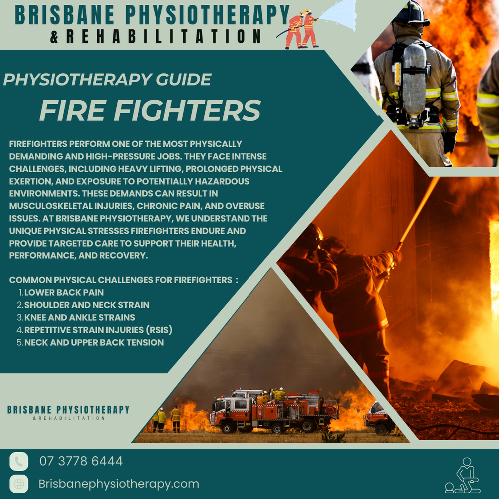 Physiotherapy Guide Firefighters - Brisbane Physiotherapy & Podiatry