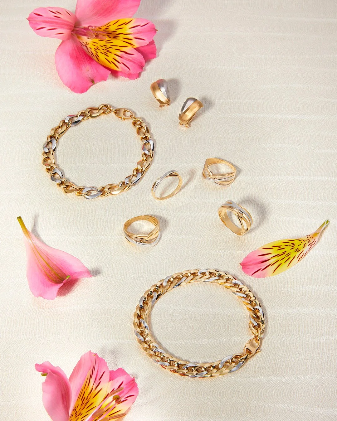campaña temporada nuevos productos colección primavera flores joyas