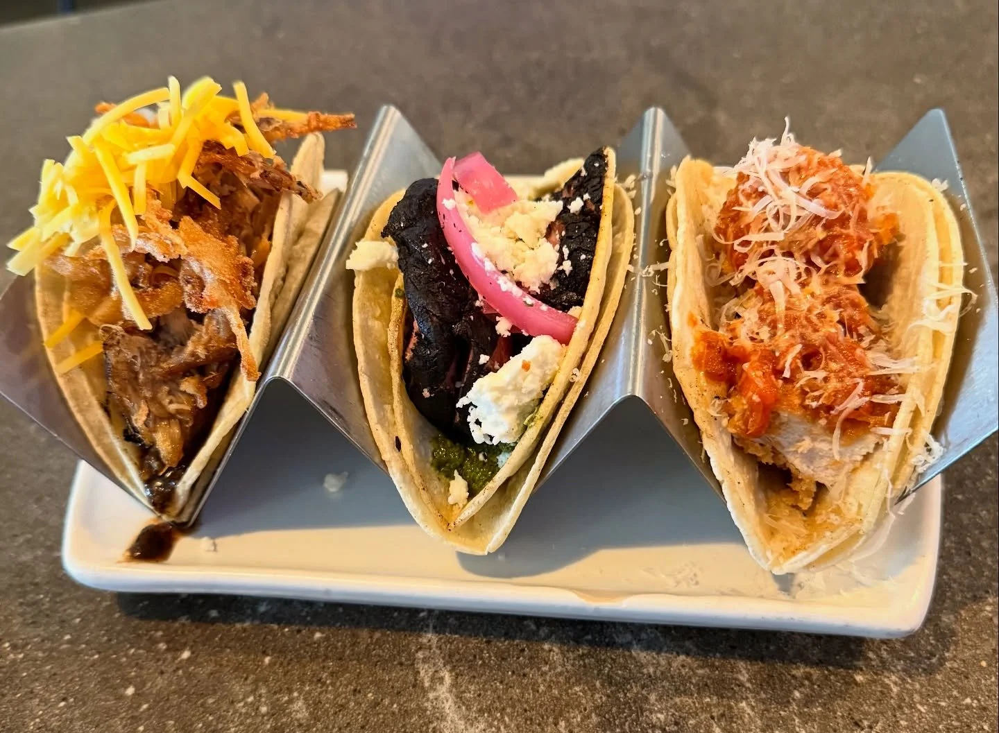๐ฎ It’s Taco Tuesday ๐ฎ 
Tacos are $3 ALL Day:
- bbq pork taco
- steak taco
- chicken parmesan taco
Join us for lunch or dinner today! 
#tacos #tacotuesday #special #uppersandusky
