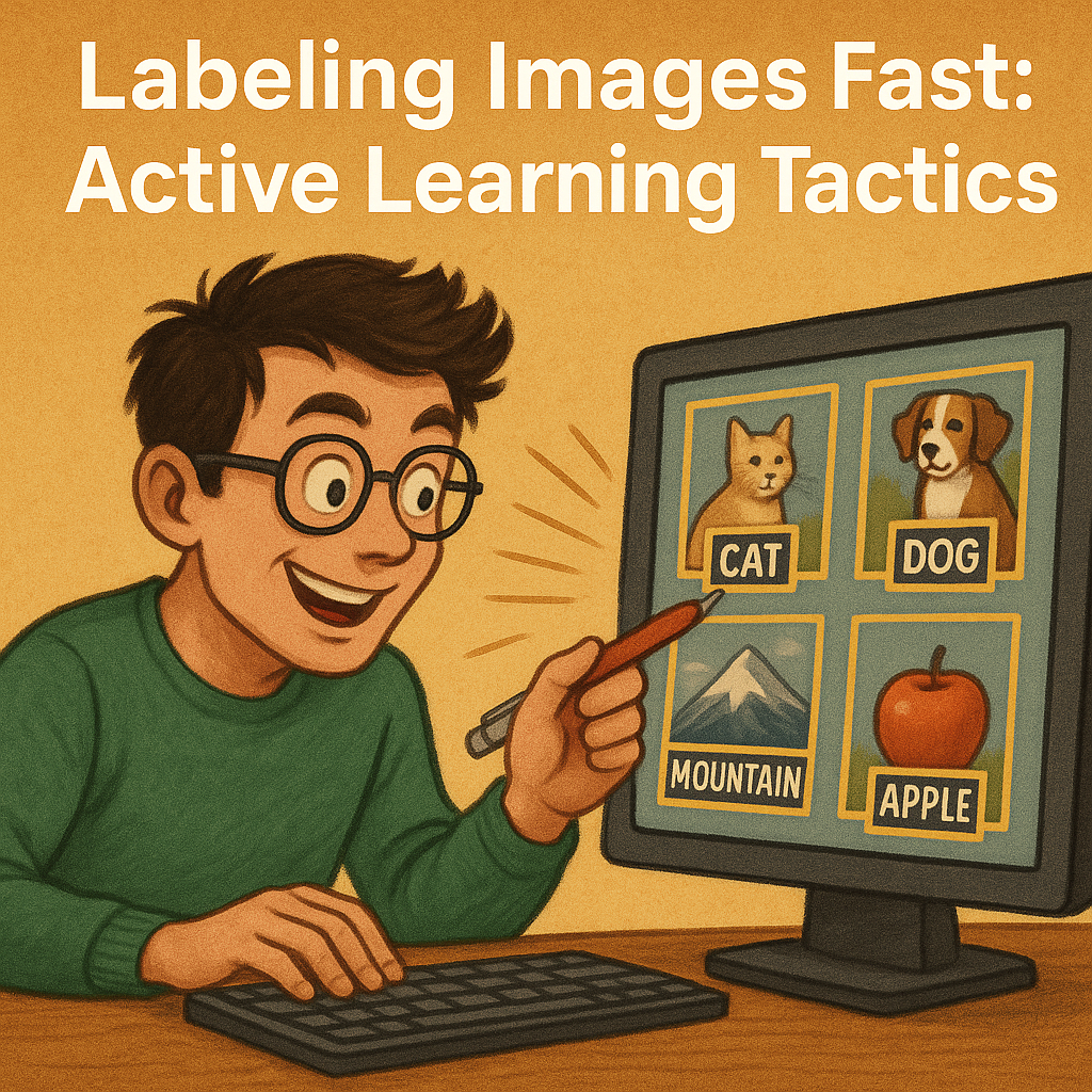 Labeling Images Fast: Active Learning Tactics