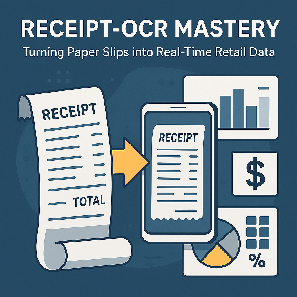 Receipt-OCR Mastery: Turning Paper Slips into Real-Time Retail Data