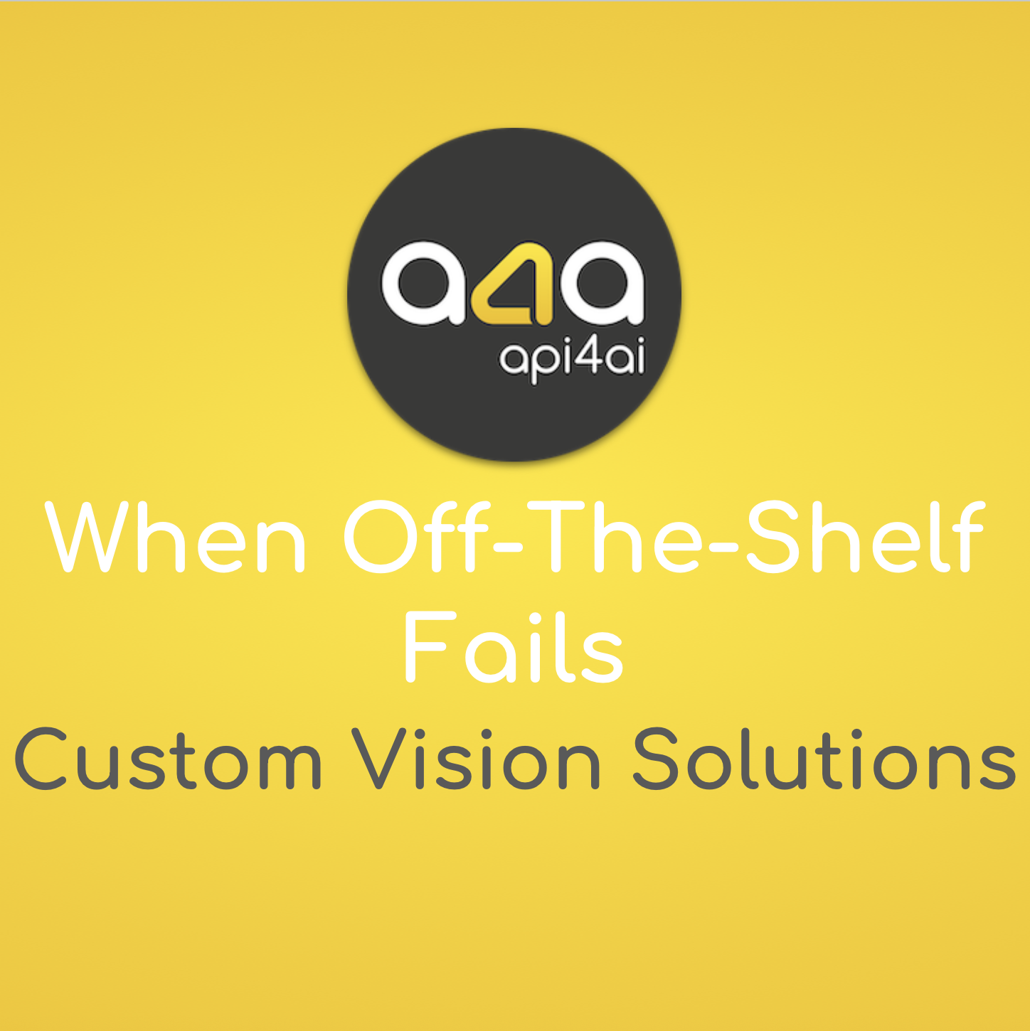 When Off‑The‑Shelf Fails: Custom Vision Solutions