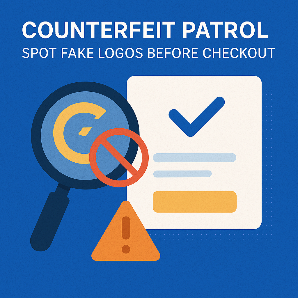 Counterfeit Patrol: Spot Fake Logos Before Checkout