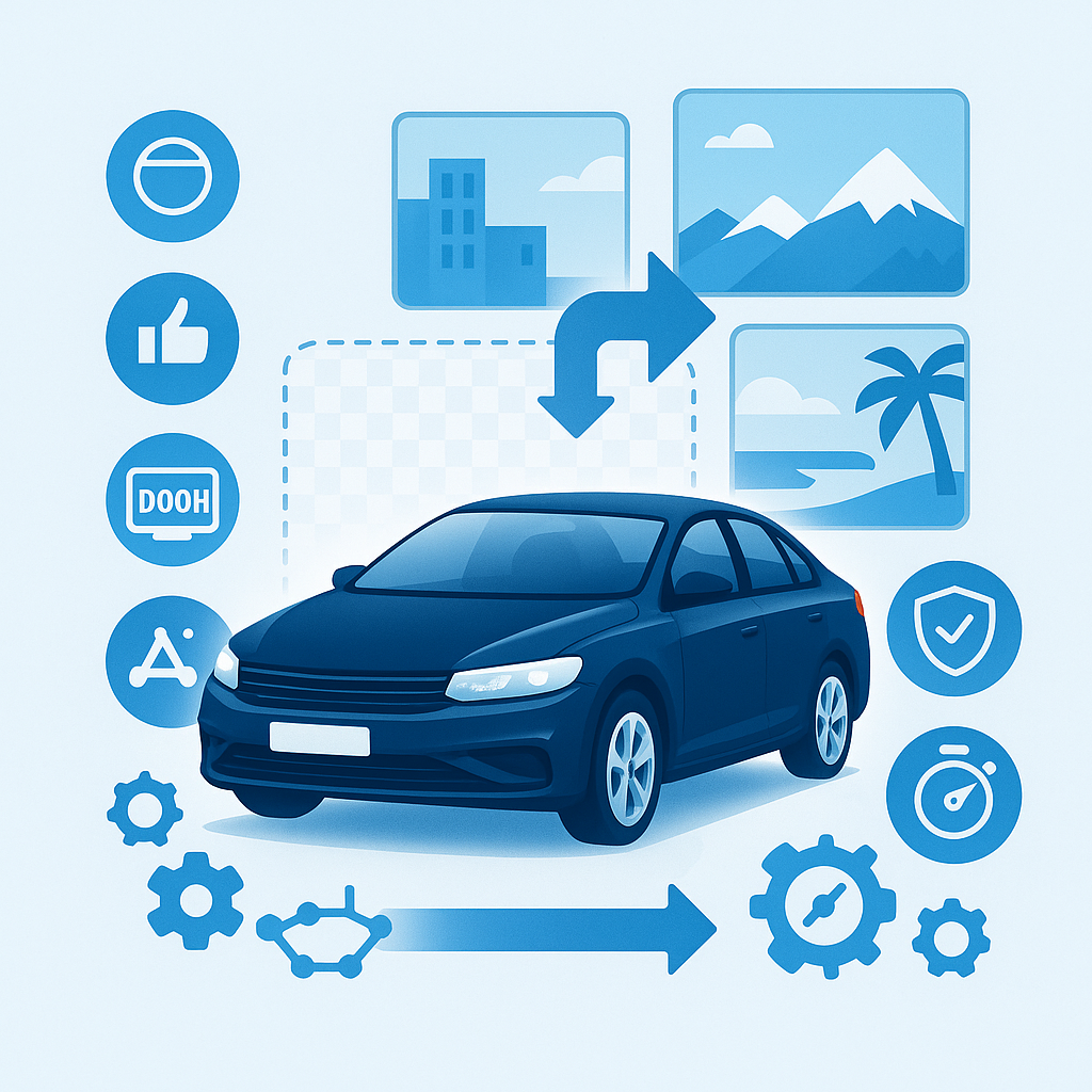 Creative Ops, Unblocked: Drop Cars into Any Template