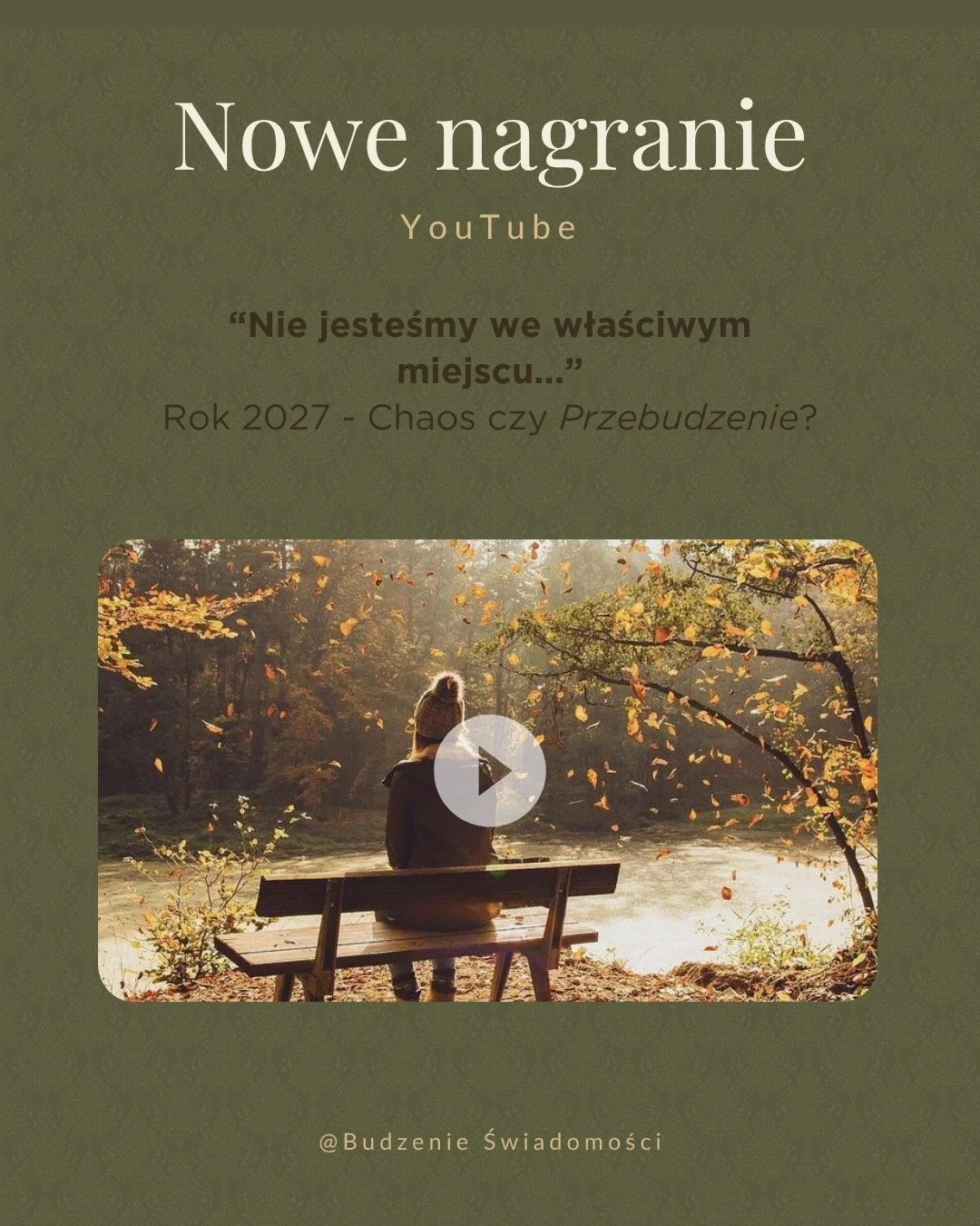 Świat, kt&oacute;ry się kończy i role, kt&oacute;re przestają istnieć.

_________

Nie jesteśmy we właściwym miejscu &mdash; jako ludzie, w rolach, kt&oacute;re pełnimy. 

&bdquo;Patrzyłam na tego człowieka stojącego na środku drogi i kierującego ruc
