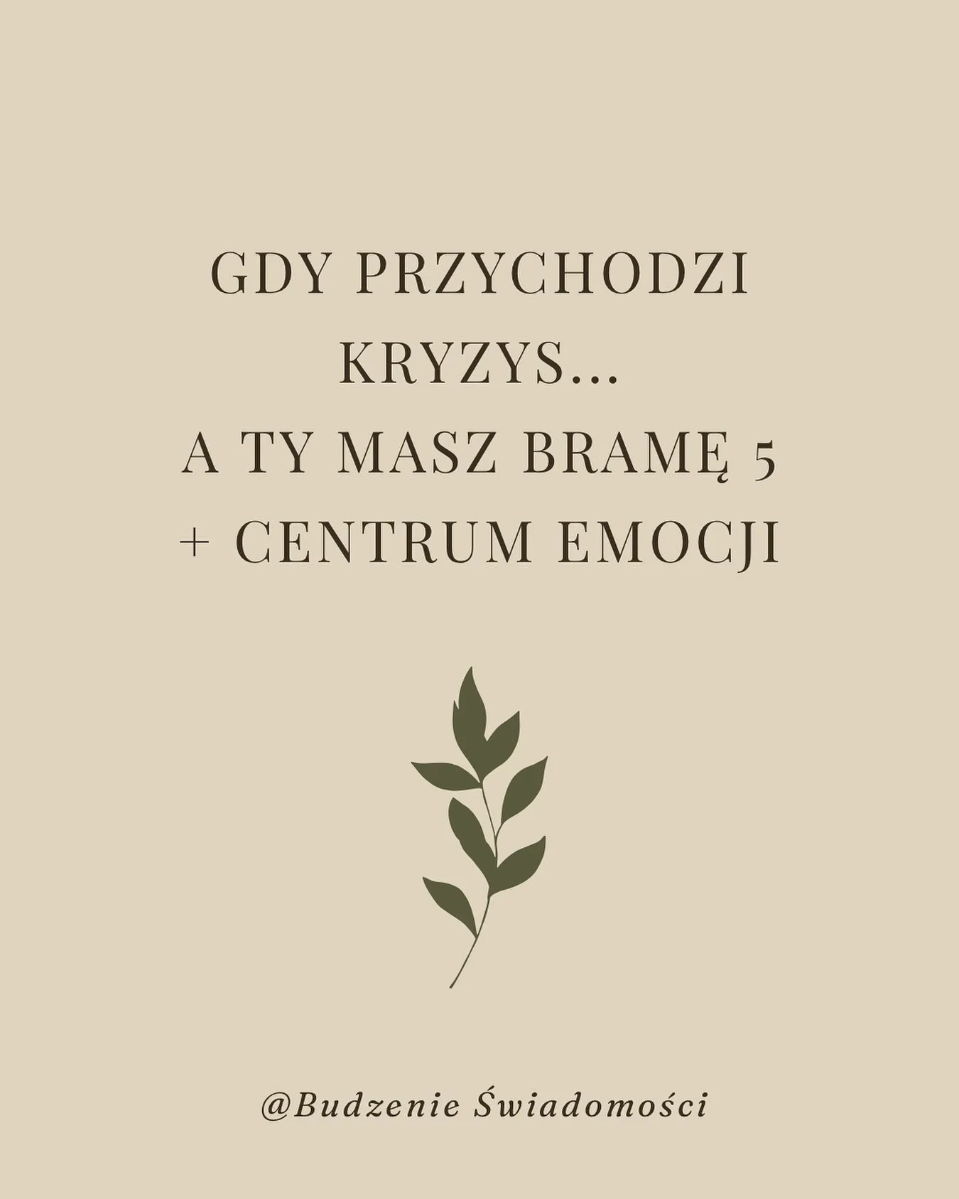 Najtrudniejsza bitwa to ta, kt&oacute;rej nikt nie widzi
&mdash;

Kiedy dopada Cię dzień bez sensu&hellip; Kiedy czujesz, że wszystko jest &bdquo;po co?&rdquo;&hellip; Kiedy masz ochotę zniknąć pod kołdrą&hellip;

To właśnie wtedy wygrywa się swoje ż