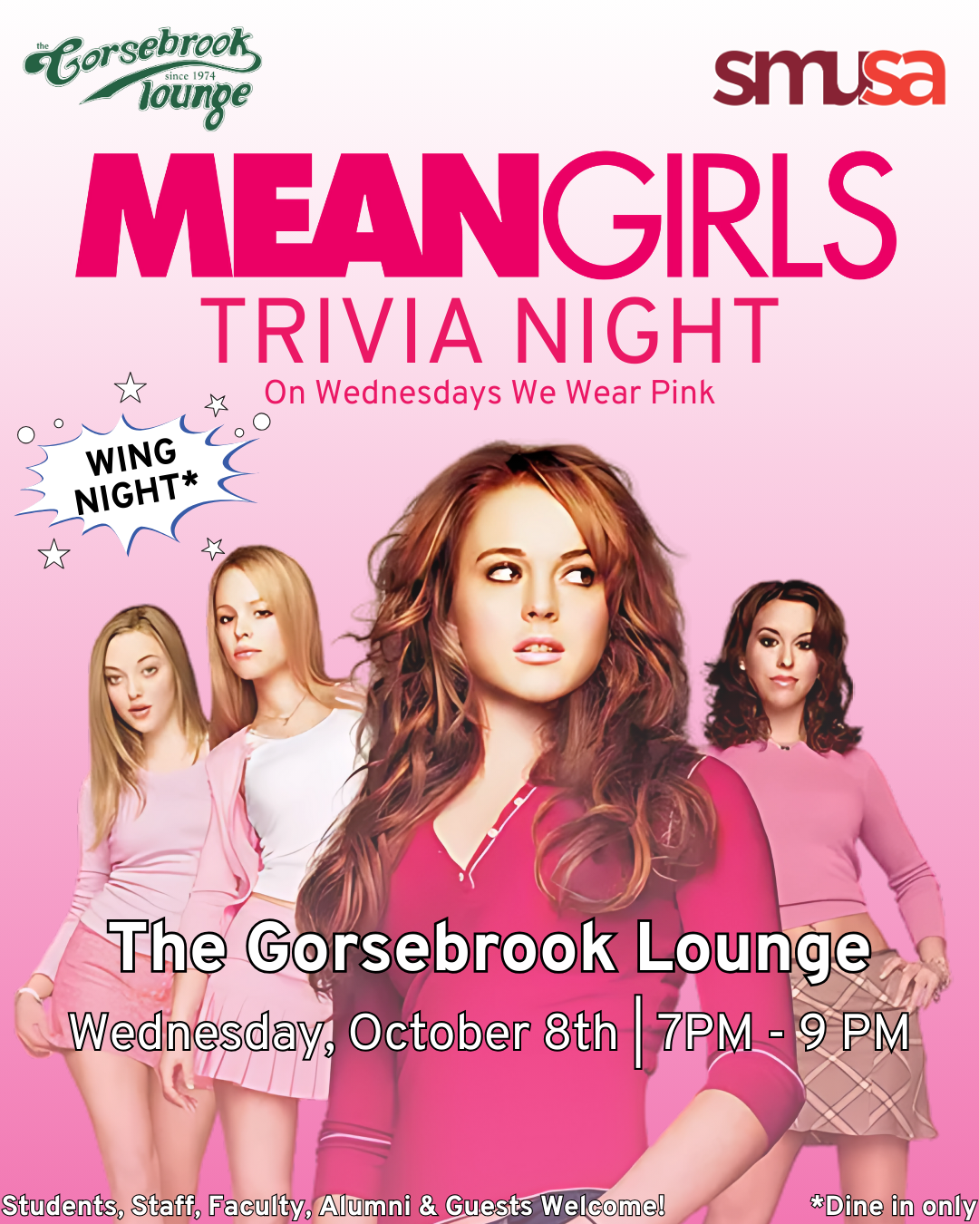 Mean Girls Trivia (On Wednesdays We Wear Pink)