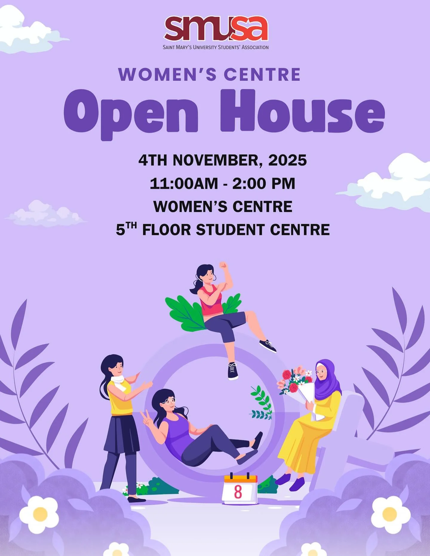 She&rsquo;s open! 🎉

The Women&rsquo;s Centre is BACK and better than ever! Join us for a cozy open house next week filled with food, music, and great conversations with our new coordinators. It&rsquo;s gonna be all good vibes💫