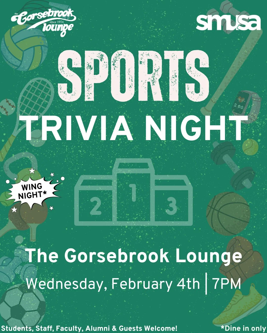 🏀 No excuses just results. Step into Sports Trivia where buzzer beaters hot takes and Wing Night collide. Bring your team and play like there&rsquo;s a trophy on the line. Prizes up for grabs.