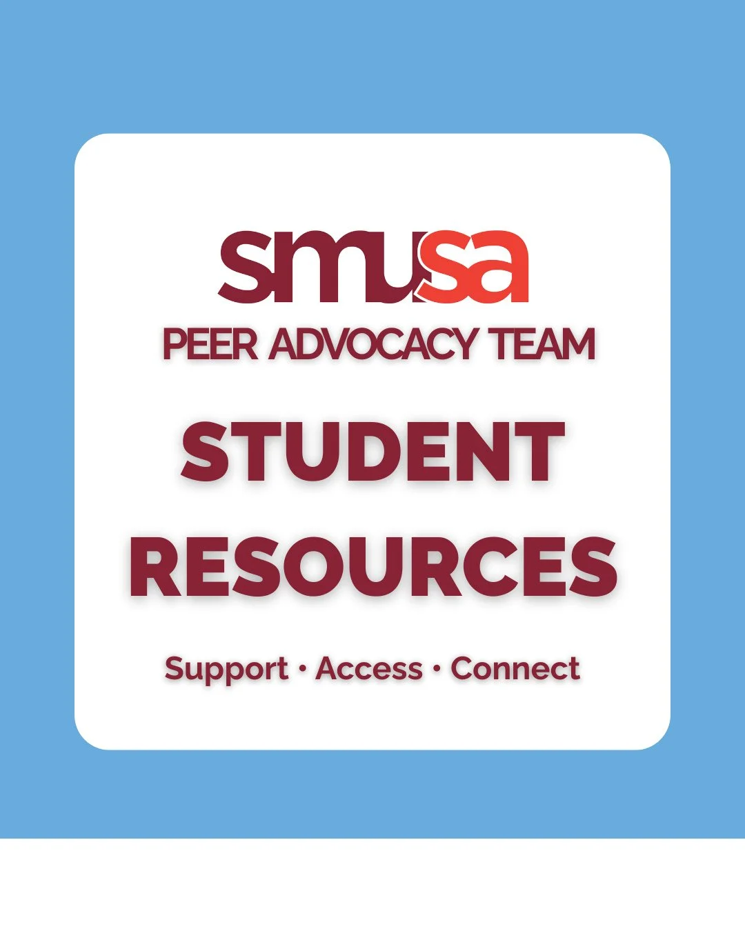 Whether you&rsquo;re looking for food support, housing help, or community services, these student resources are here for you. Click the link in our bio to learn more!