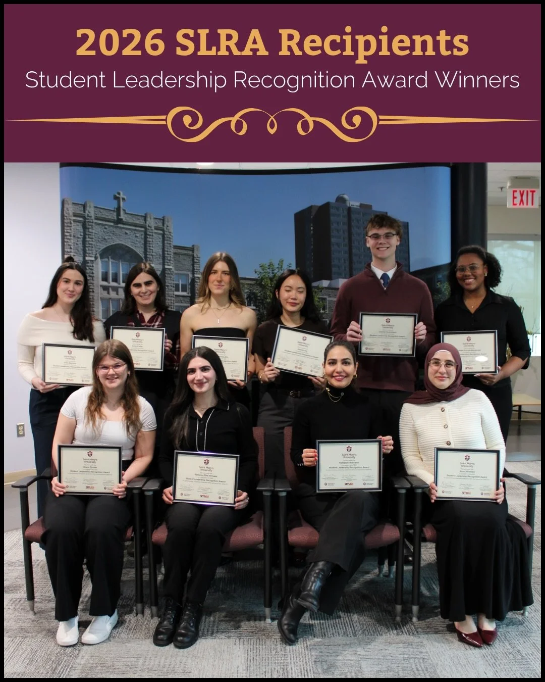 Congratulations to our 2026 Student Leadership Recognition Award (SLRA) recipients!⁠
⁠
In collaboration with Career &amp; Experiential Learning, SMUSA proudly hosts the annual SLRA ceremony to celebrate outstanding student leaders. Since 2012, this a