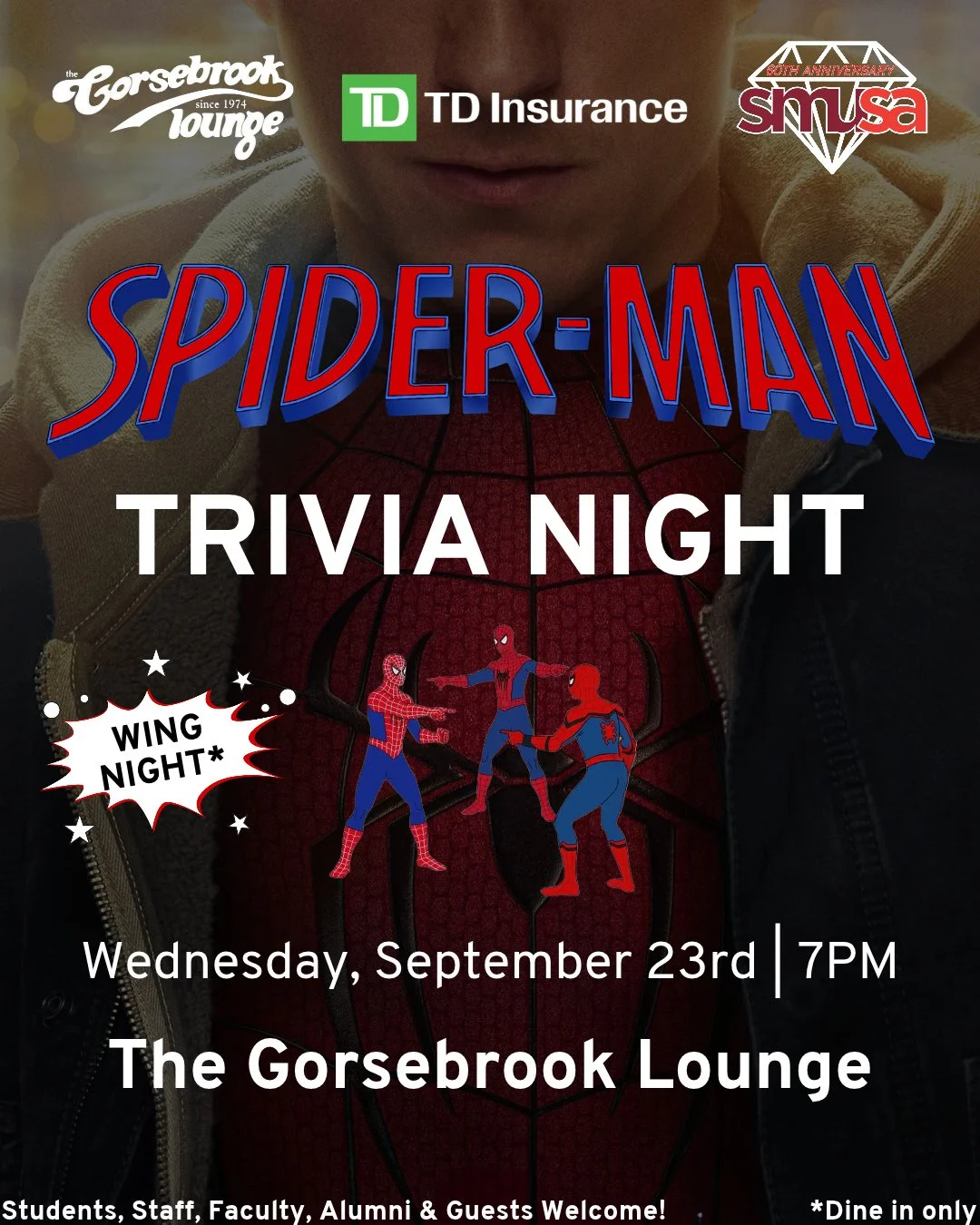 Swing into Spider-Man Trivia Night 🕷️🕸️ Think you know your Peter Parkers, multiverses, villains, and iconic moments? From the comics to the movies to the memes, this one&rsquo;s all about your friendly neighbourhood Spider-Man. Bring your team and