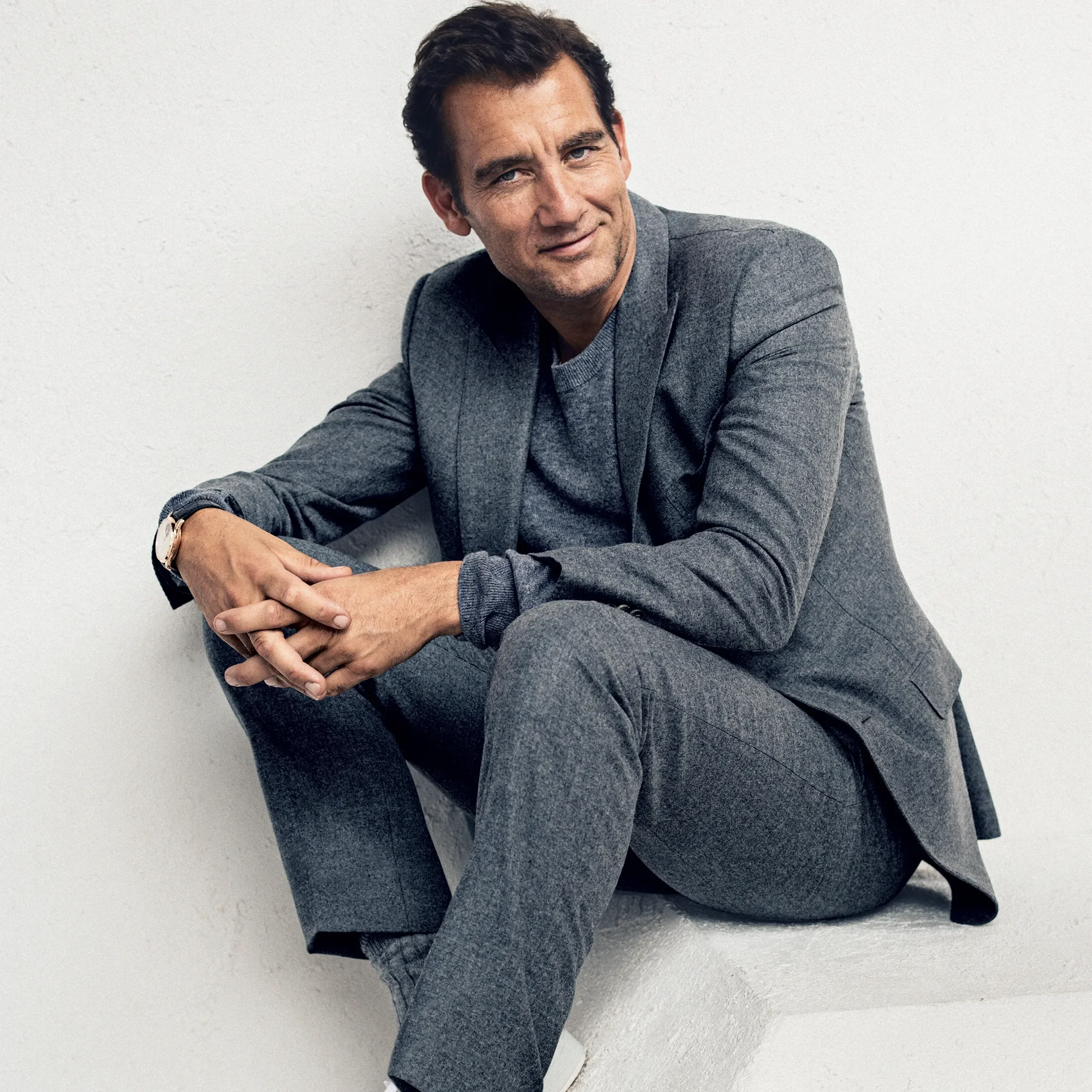 gray monochromatic custom suit looks