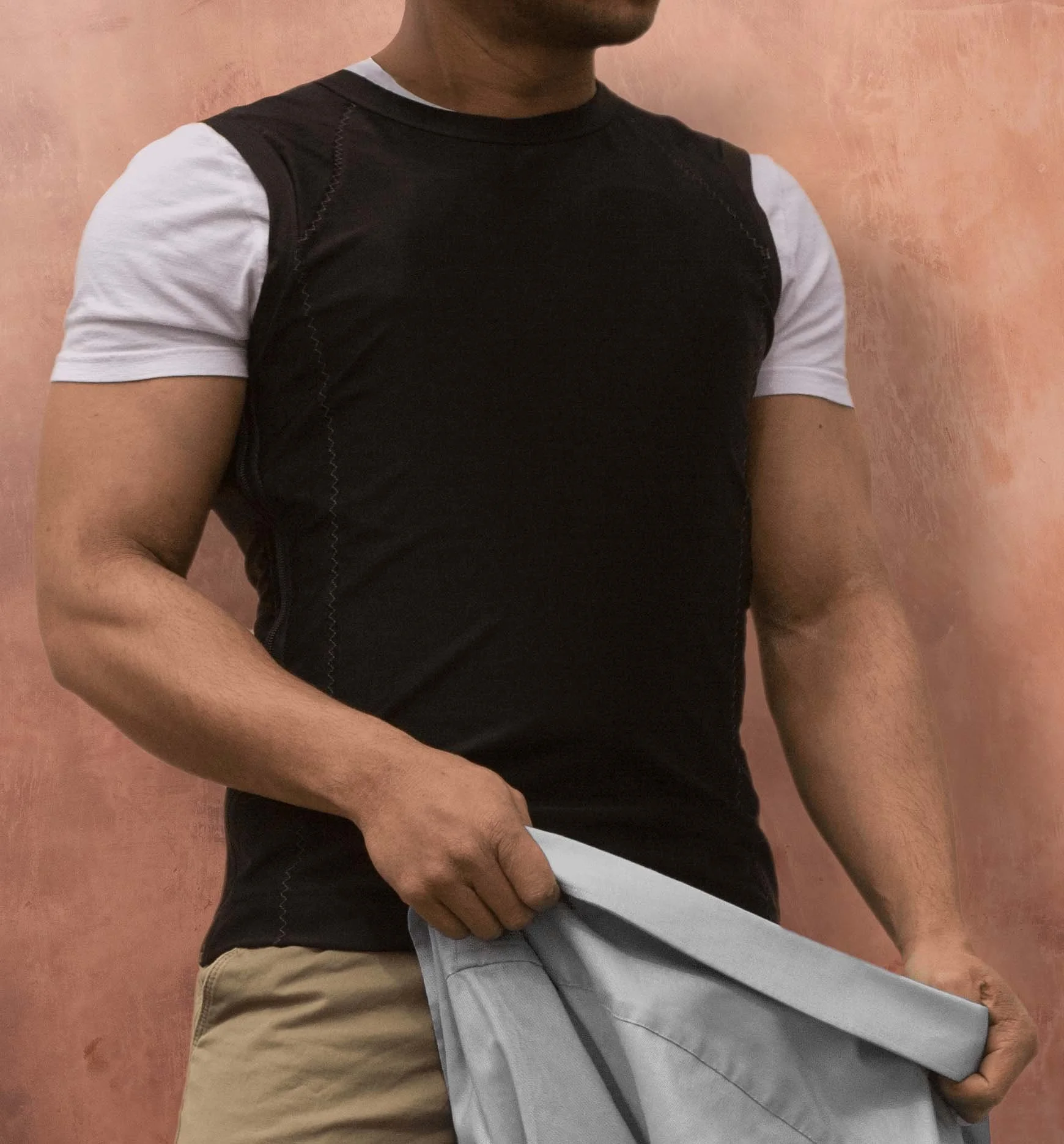 Capitol Hill Clothiers Compression Vest with Ballistic Panels