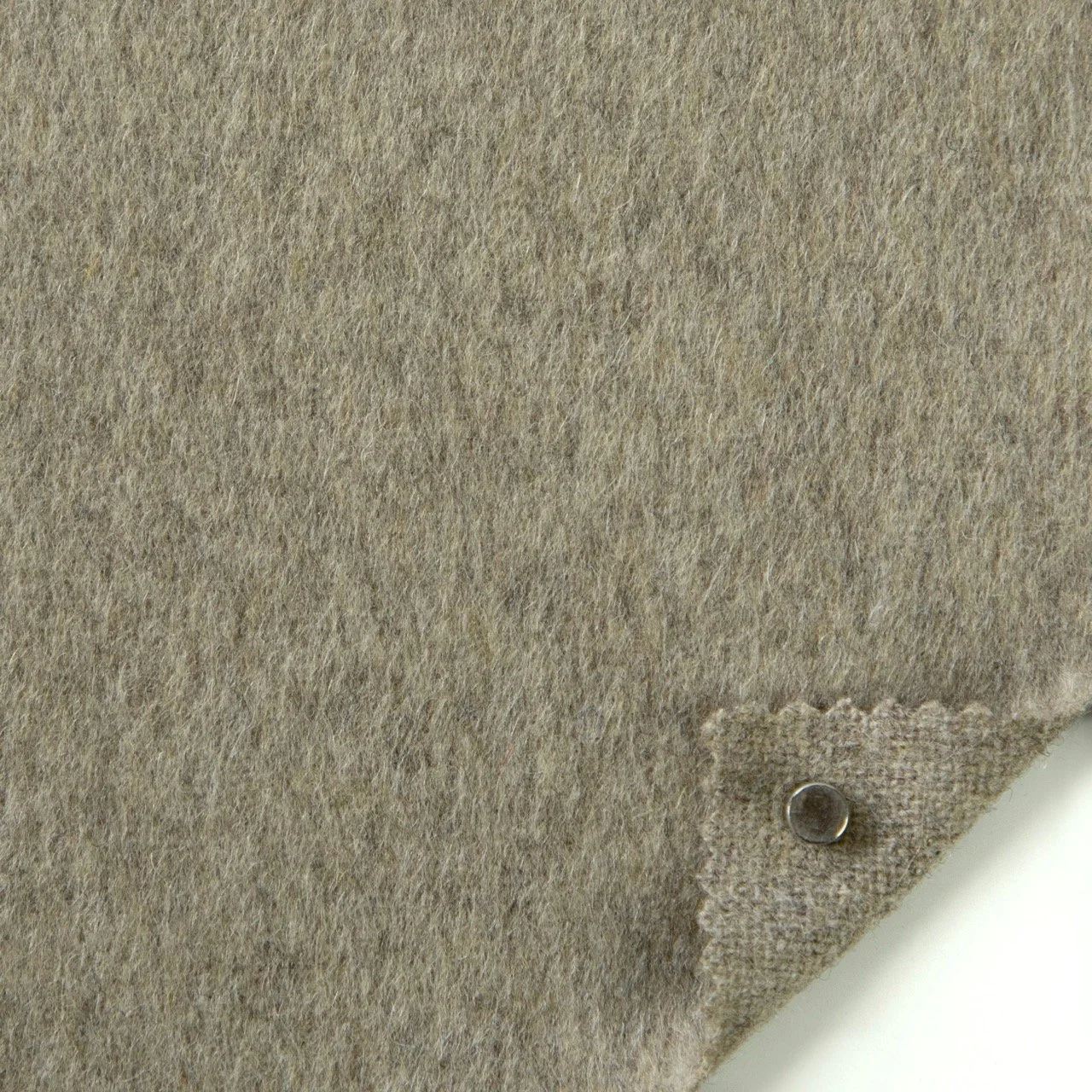 What is brushed wool fabric?