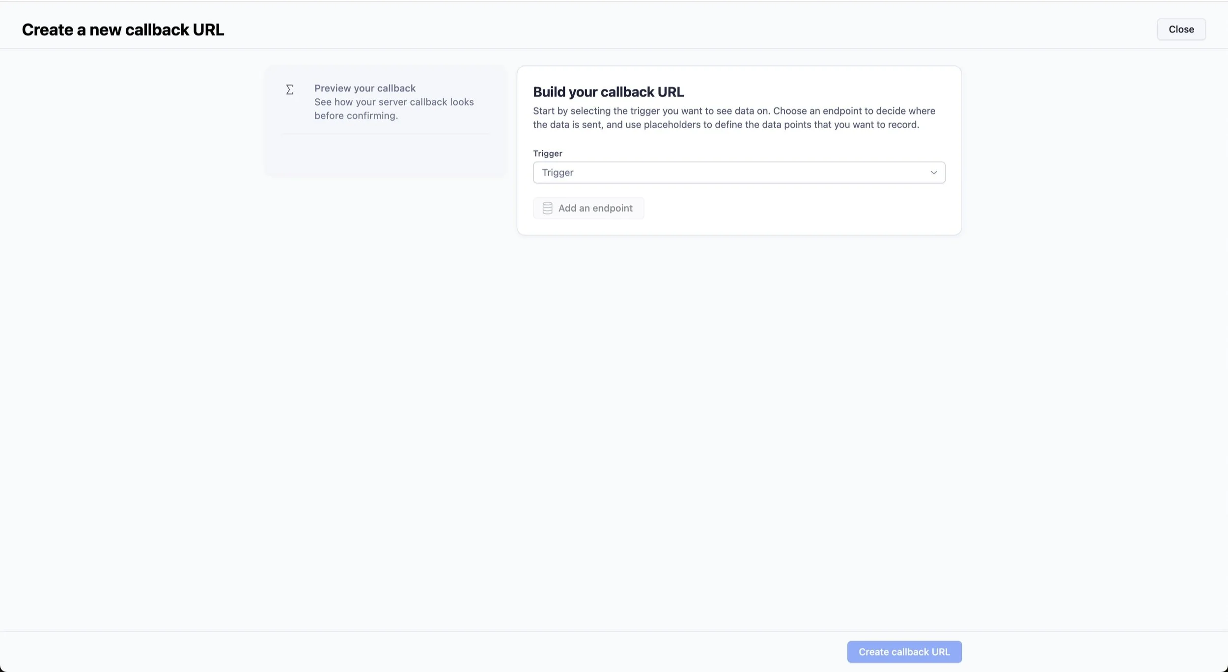 Now they select the trigger.