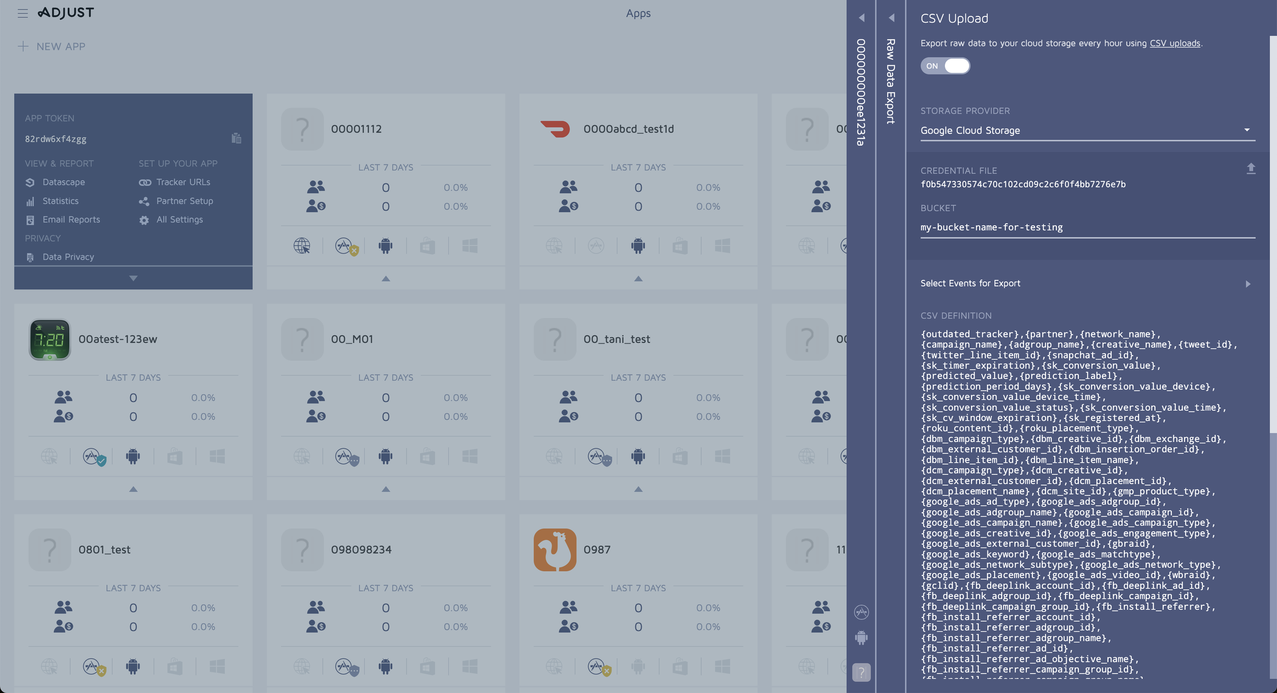 Step 2 of the old version - note the cognitive overload of technical information and lack of helpful copy.