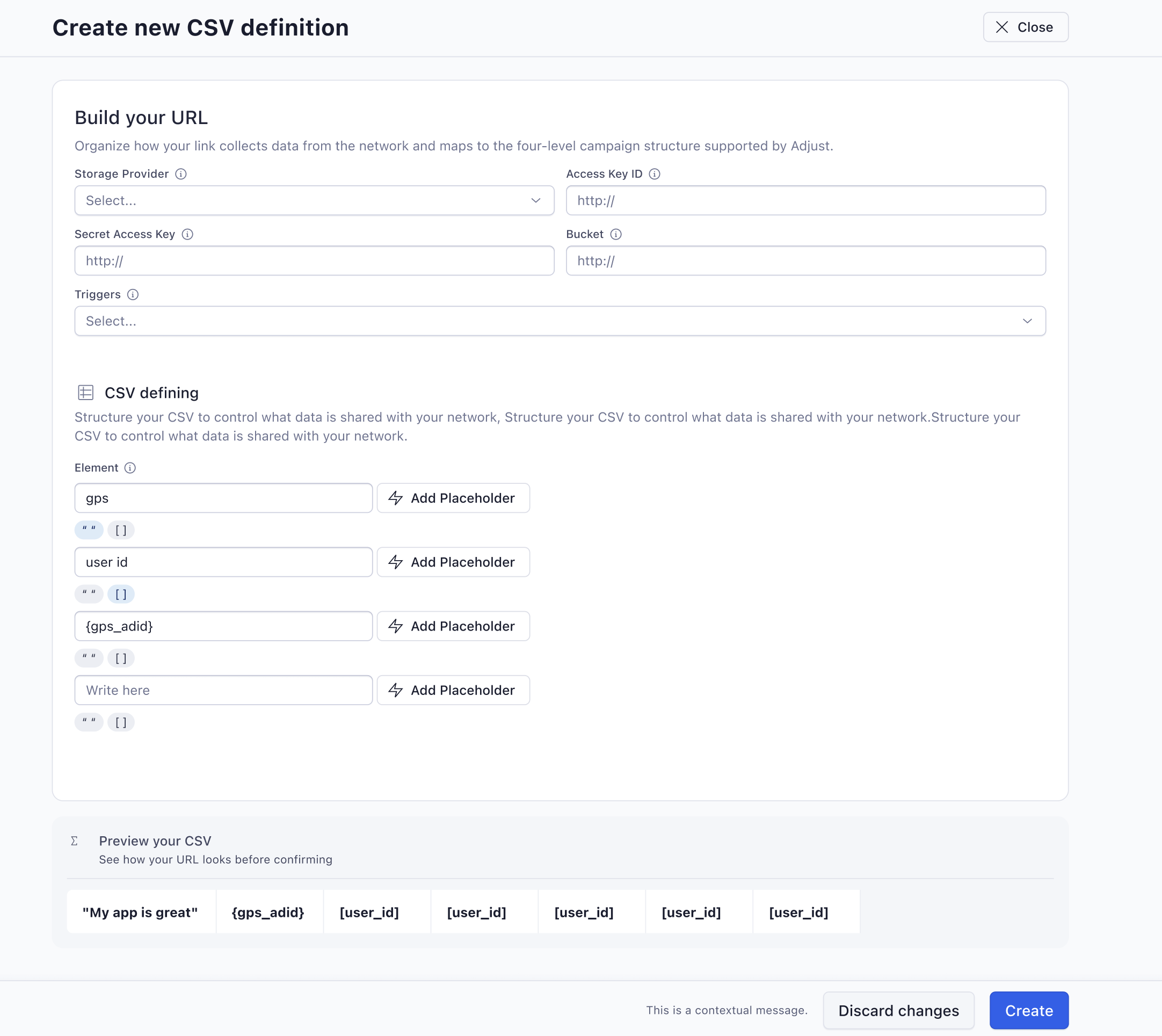 Another early version - this time with different terminology. 