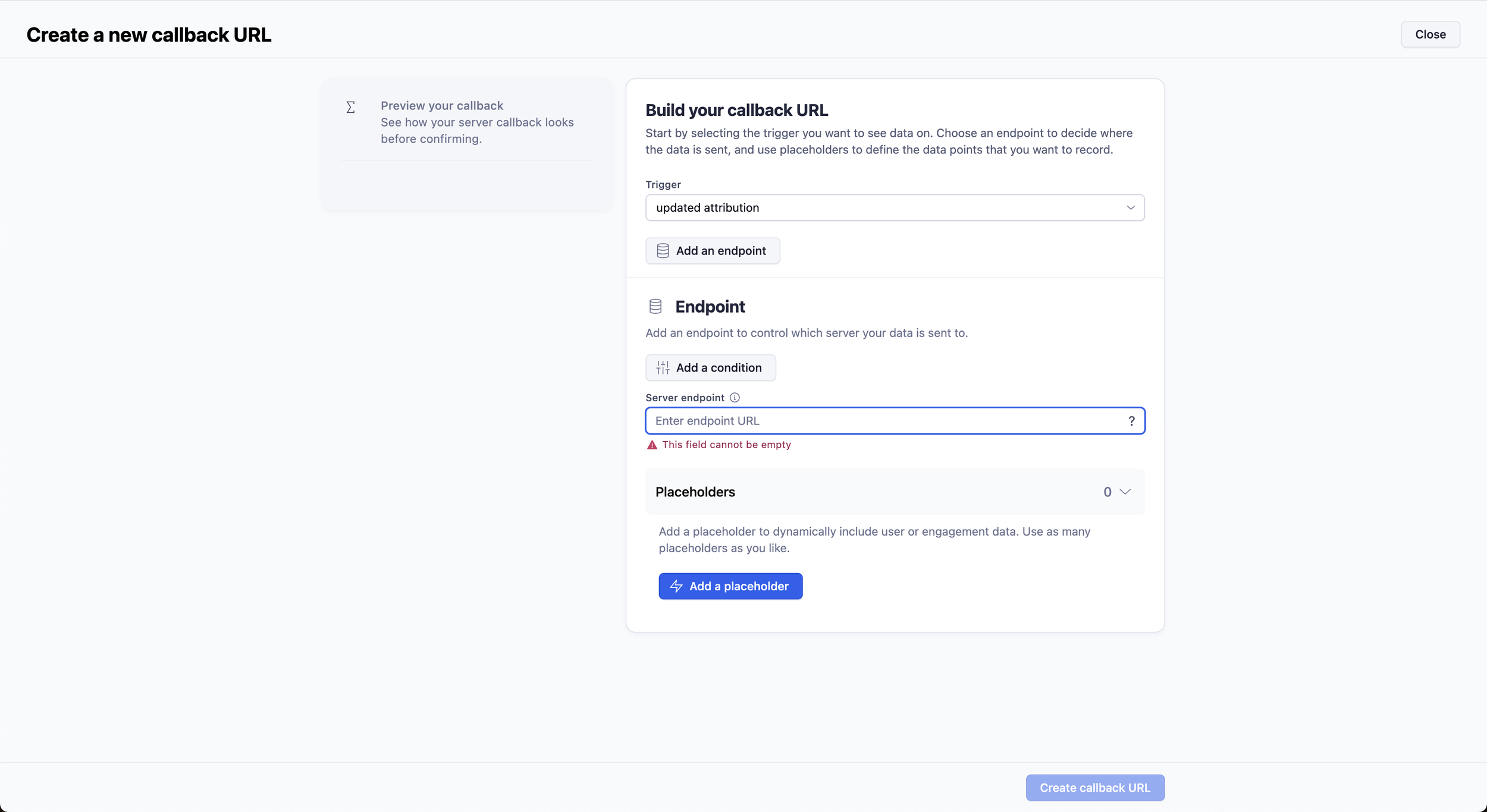 More in-line validation.