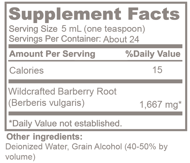 Barberry Extract Nutritional Label.png