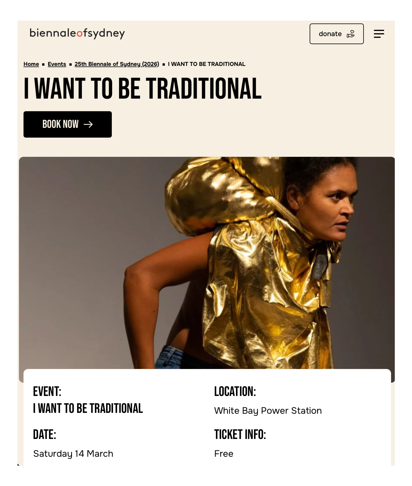 Credit photo: P.T.O.Y.M.P., 2019. screenshot from website Biennale of Sydney. image of previous performance. Photo: Fruzsina Berkes / Kunstbanken.