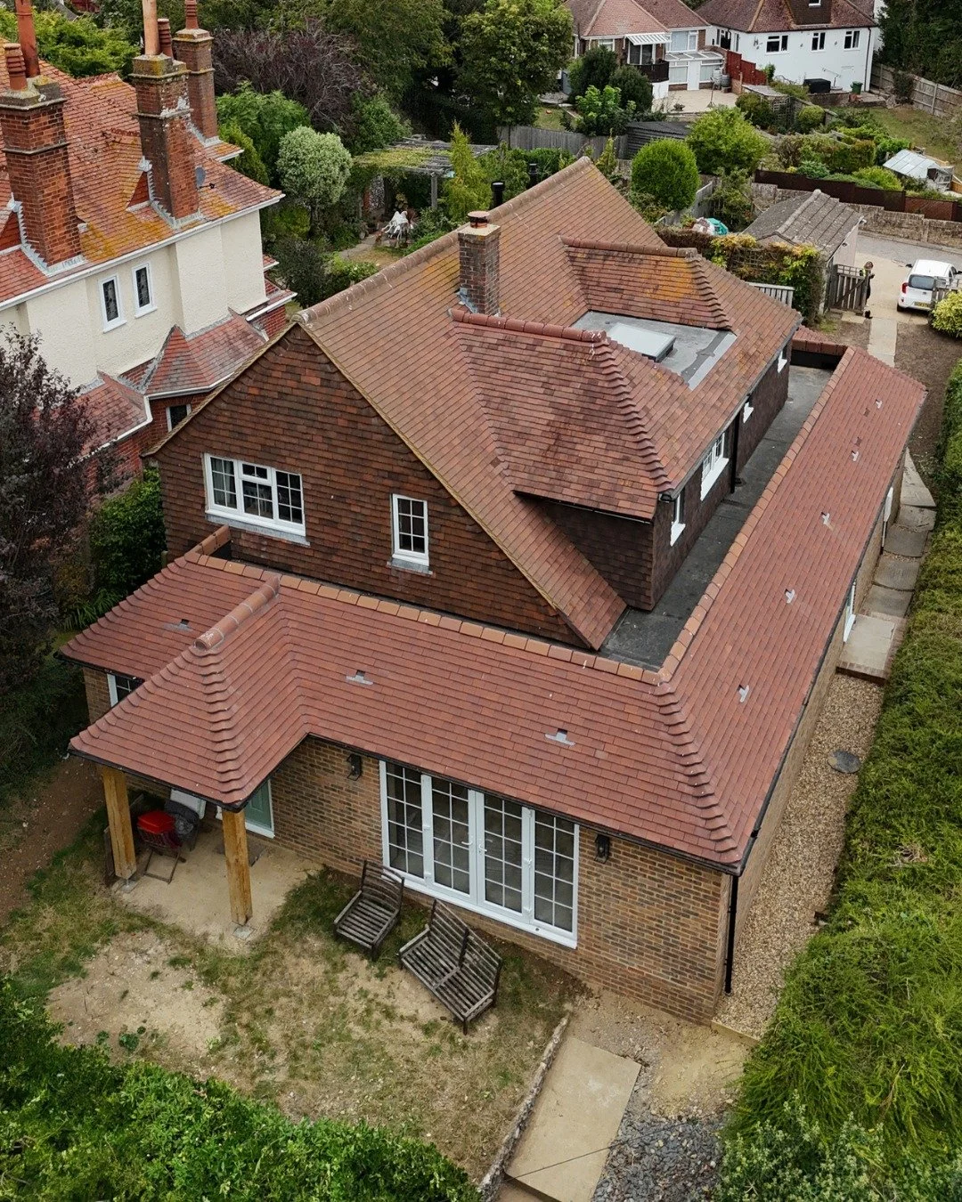 Swipe to see the before! We&rsquo;ve opened up this home with a spacious study, extended living area, a brand-new utility room, and a bright open-plan kitchen/diner flowing straight into the garden.

Upstairs, a stylish dormer extension brings a fres