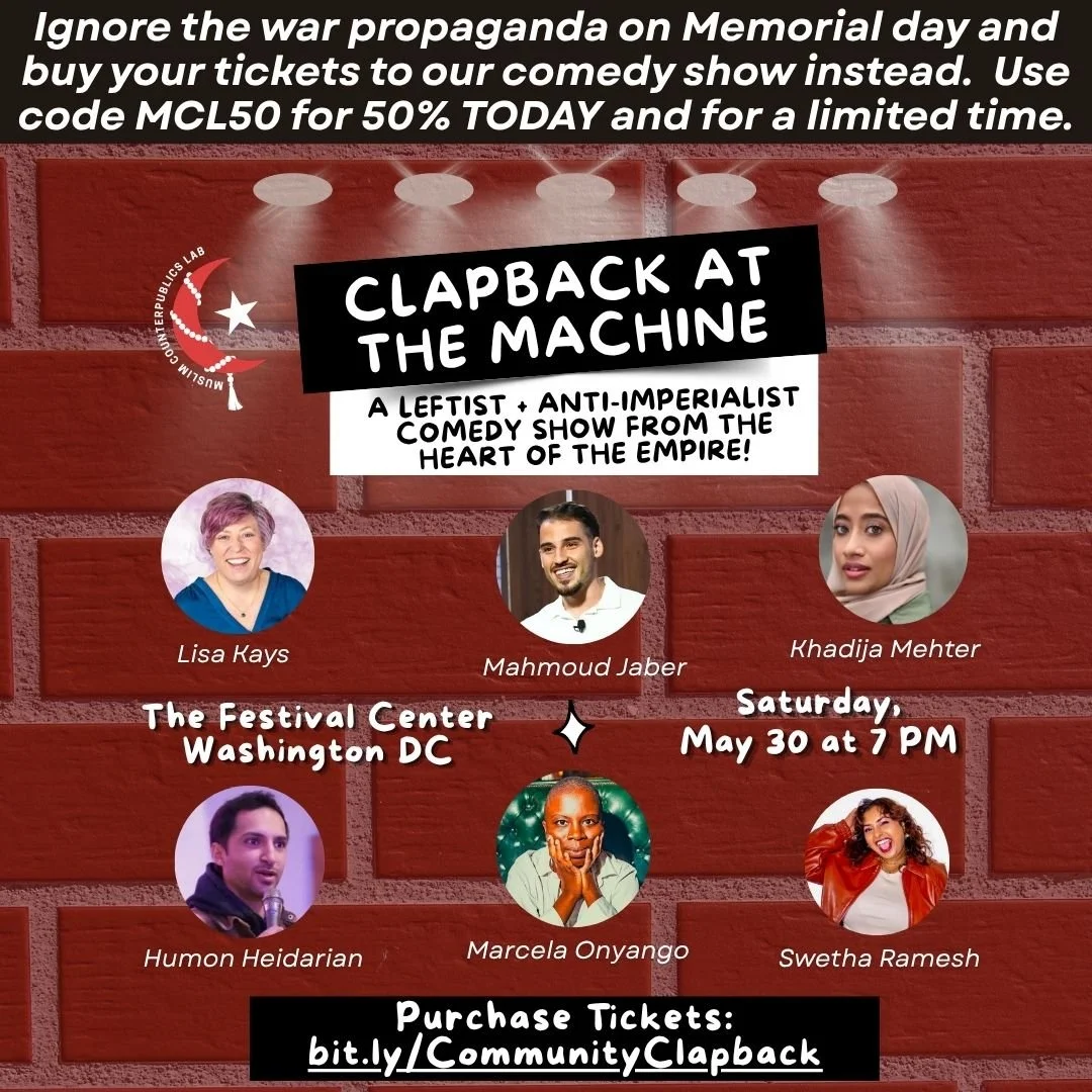 Memorial Day in the United States is often wrapped in propaganda that asks us to celebrate militarism while ignoring the devastating human cost of war, occupation, surveillance, and state violence across the globe.

But don't buy into the rhetoric an