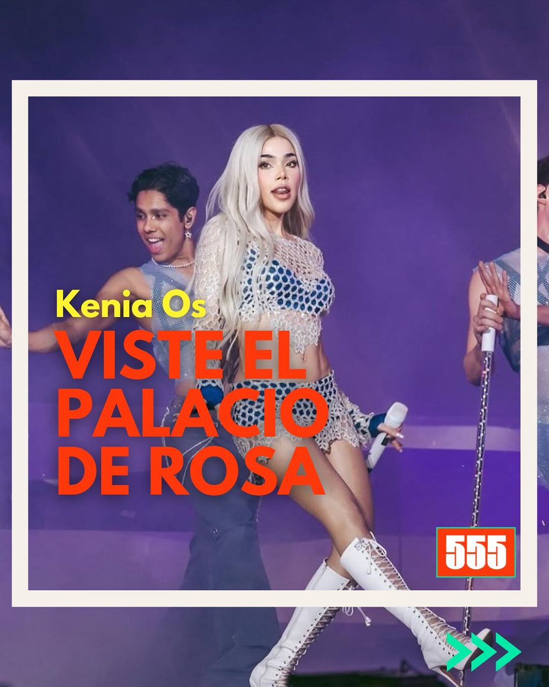 @keniaos triunfa en CDMX 🩷🐰