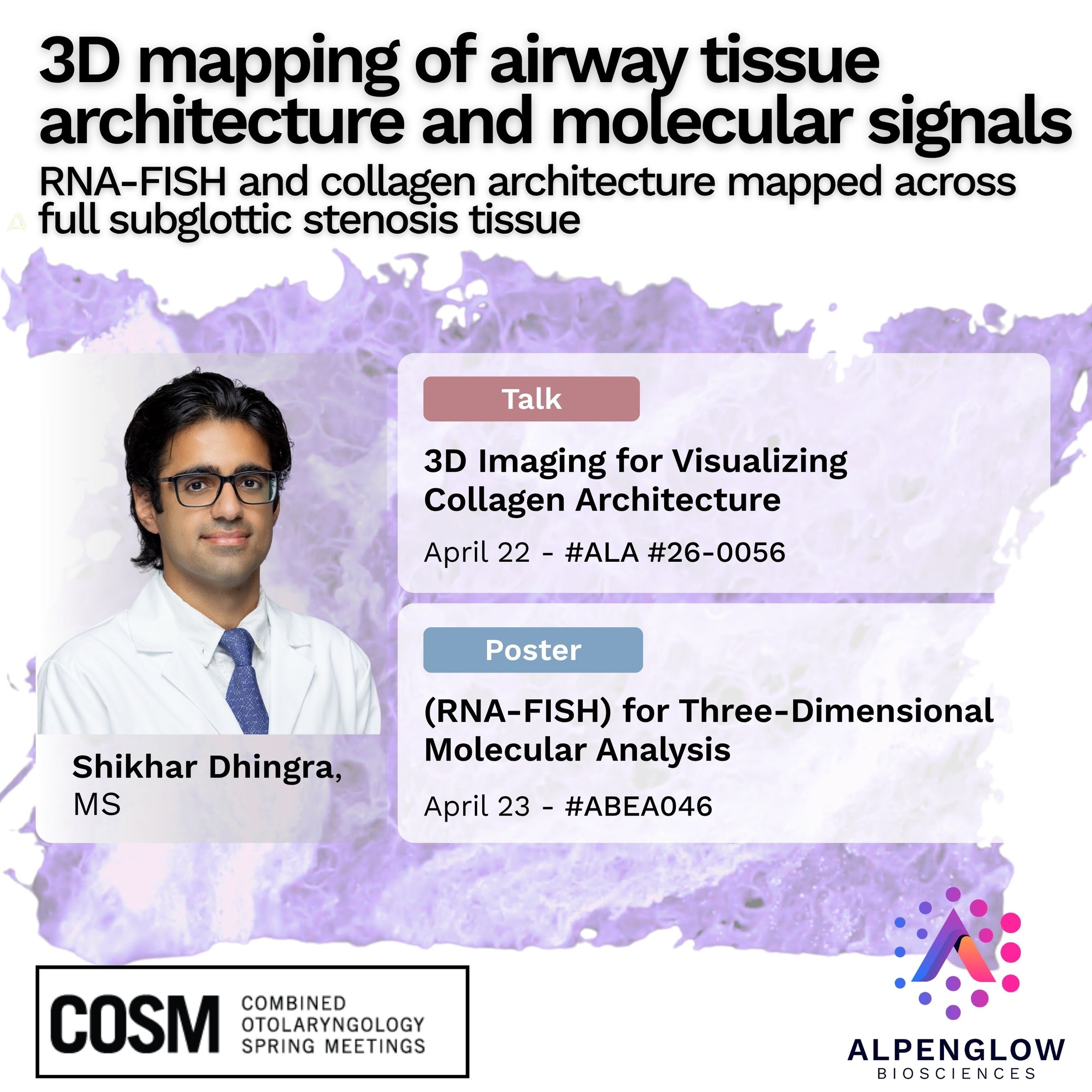 Aurora Platform used in 3D airway tissue studies presented at COSM 2026