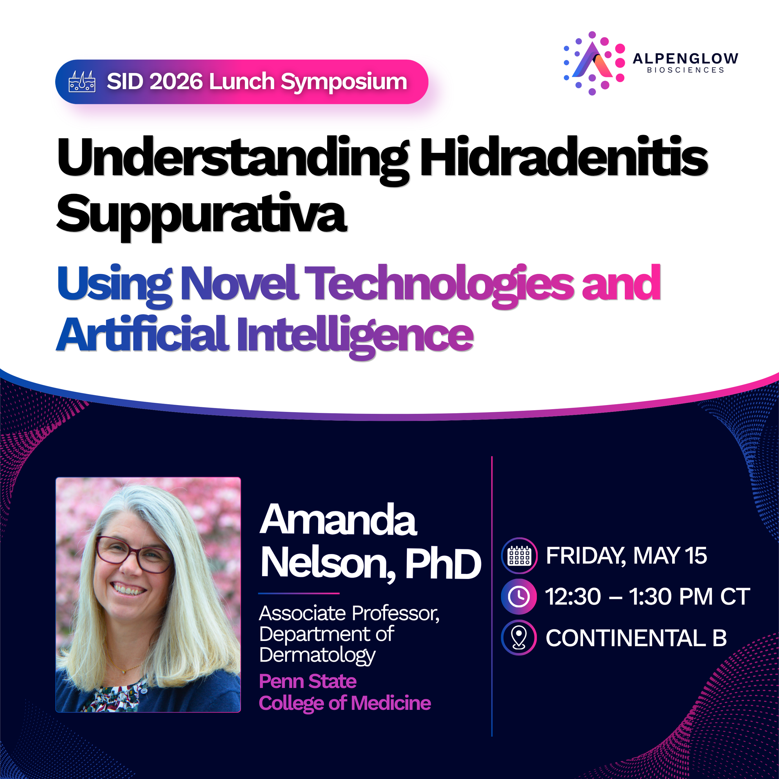 SID 2026 lunch symposium: Understanding Hidradenitis Suppurativa with 3D imaging and AI