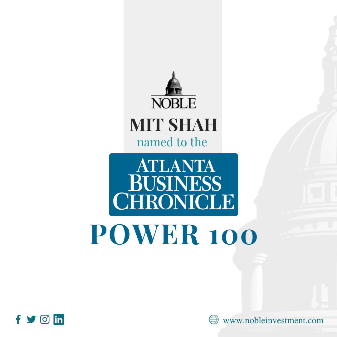 Noble’s Mit Shah named to the Atlanta Business Chronicle Power 100