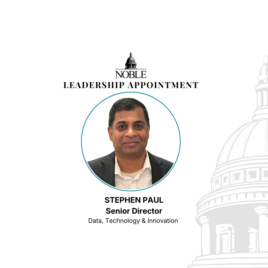 Noble Strengthens Institutional Investment Platform with Appointment of Stephen Paul as Senior Director of Data, Technology and Innovation