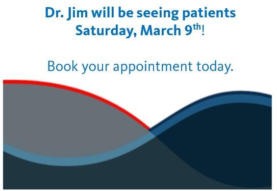 We will be open this Saturday! All the massage spots are full at this time, but Dr. Jim opened up extra spots on his schedule and there are a couple left. Call today if you need to get in!