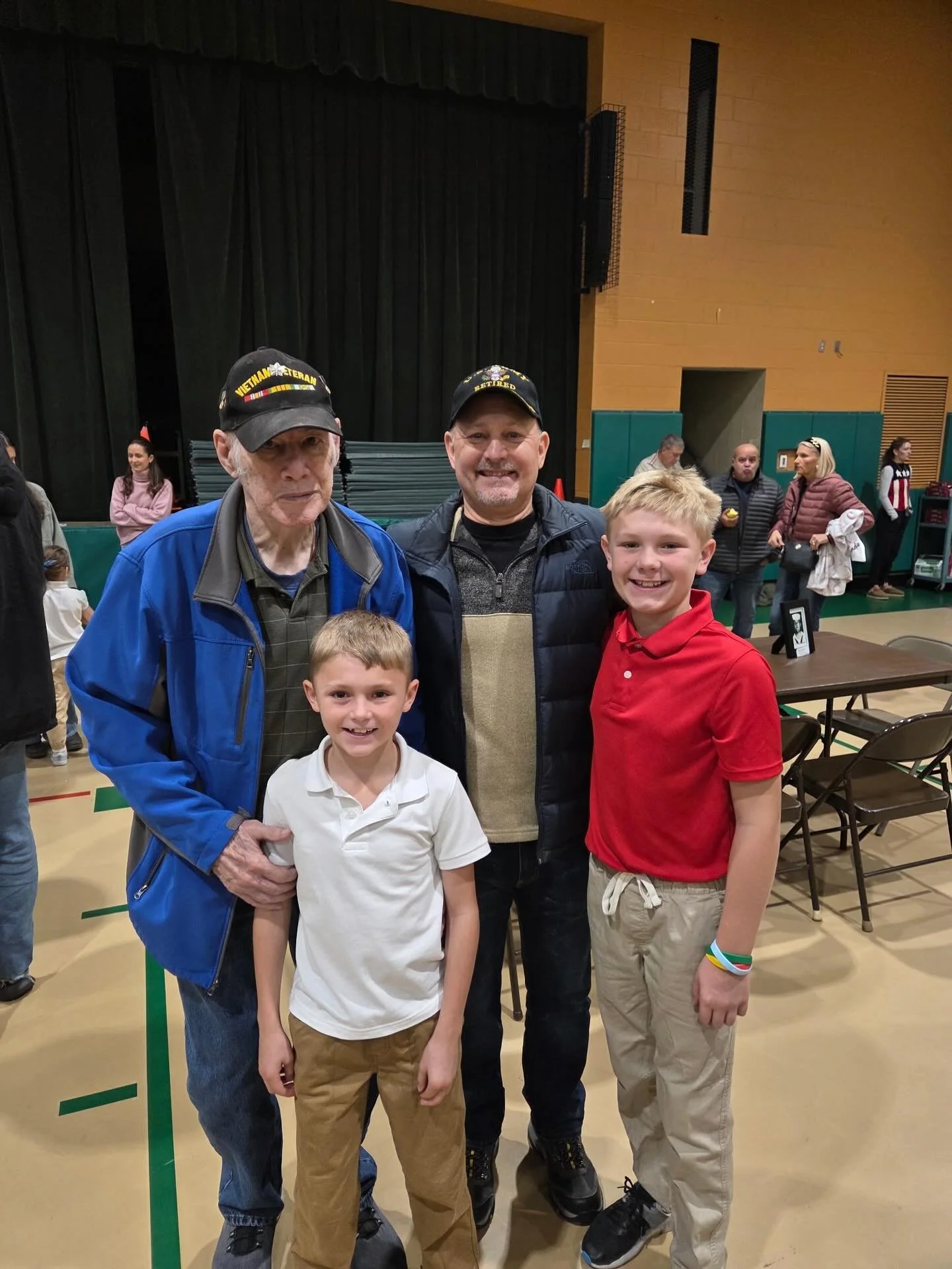 🇺🇸 Happy Veterans Day to all who served. Thank you for your service and sacrifice! Dr. Jim&rsquo;s sons got to honor their uncle and grandfather, both military veterans, today. 🇺🇸

#rivervalleychiropractic #onalaskawisconsin #onalaskachiropractor