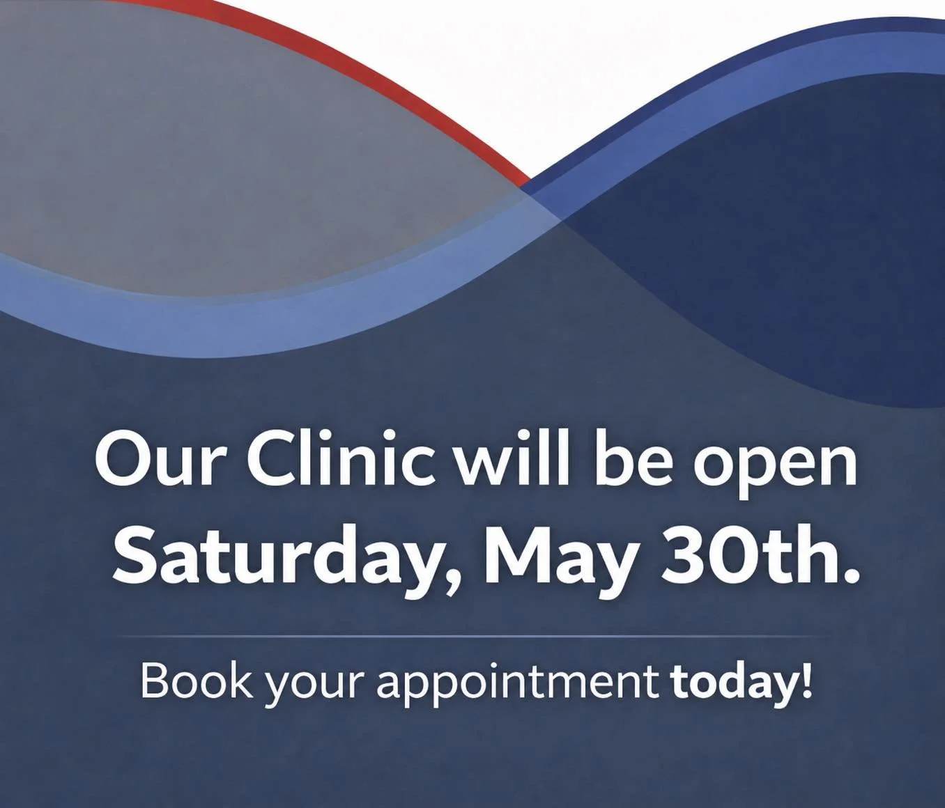 We will be open the morning of May 30th. Call today to get an appointment before they all fill up!

#lacrossewi #onalaskawi #rivervalleychiropractic #onalaskachiropractor #onalaskawisconsin