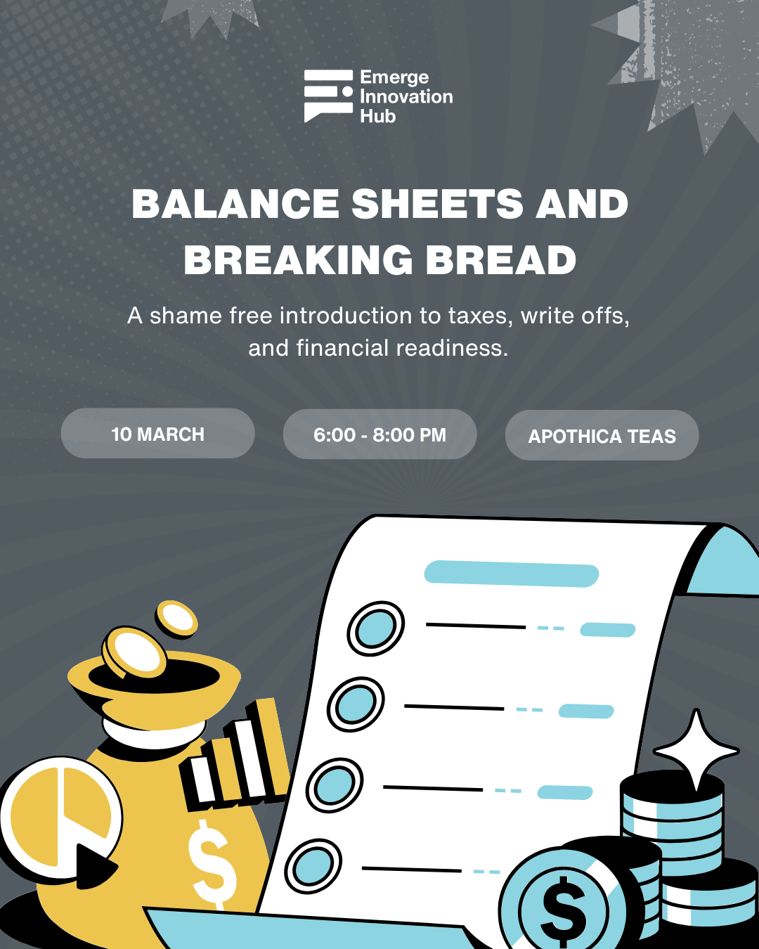 Balance Sheets and Breaking Bread - Niles Hangout