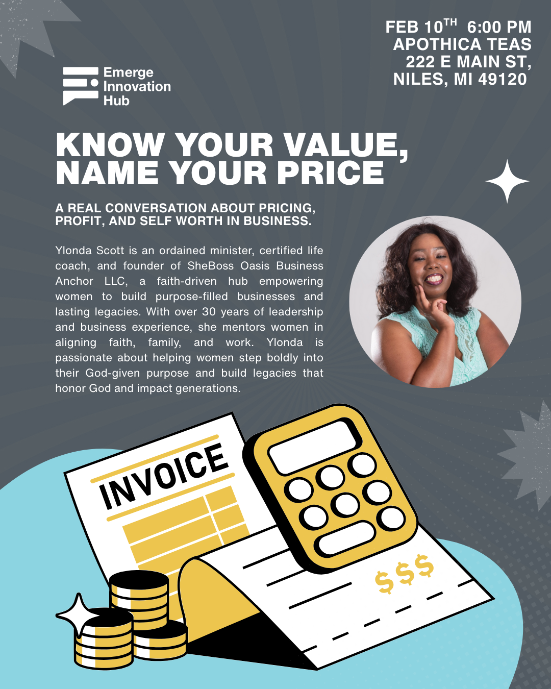 Know Your Value, Name Your Price - Niles Hangout