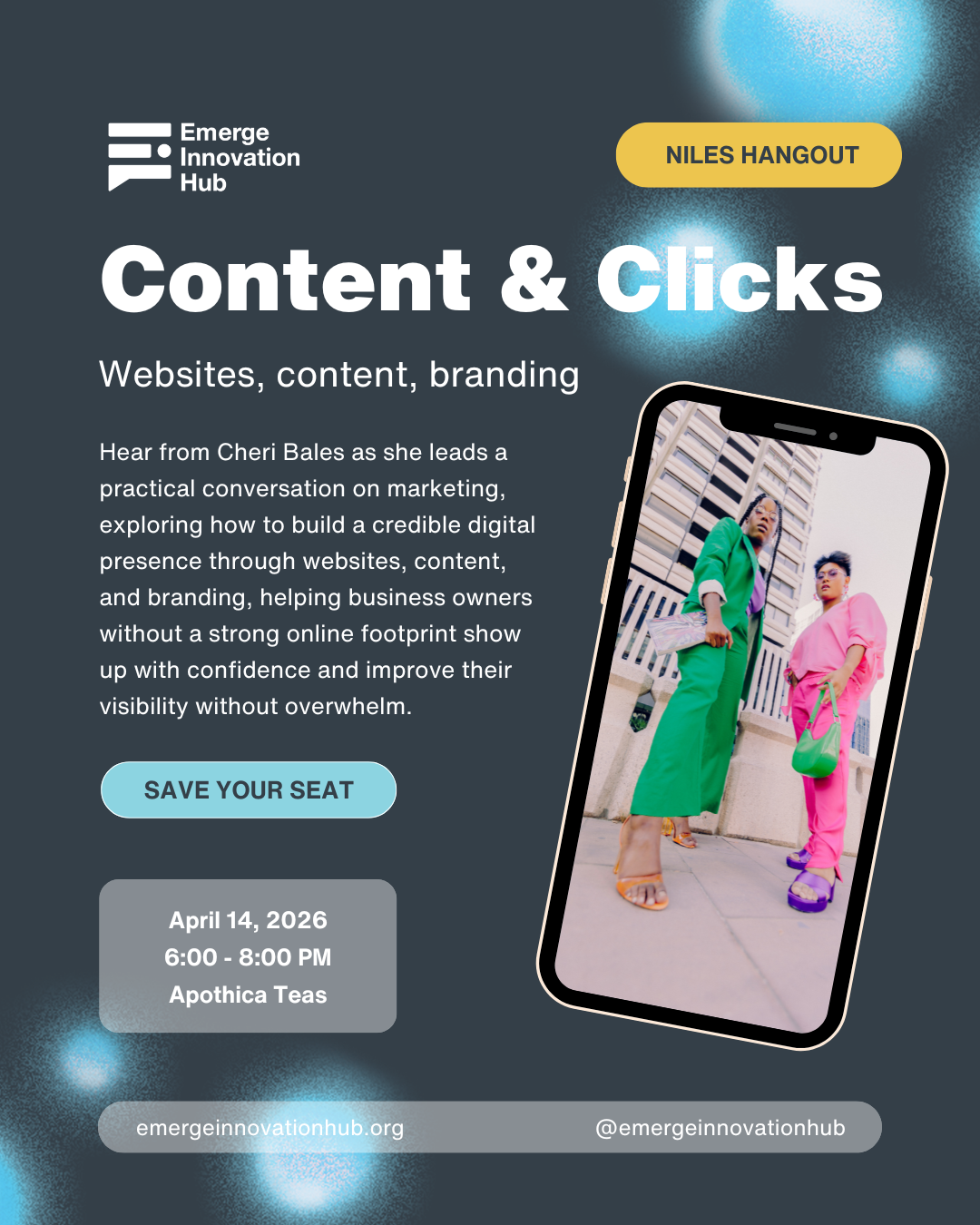 Content &amp; Clicks - Niles Hangout