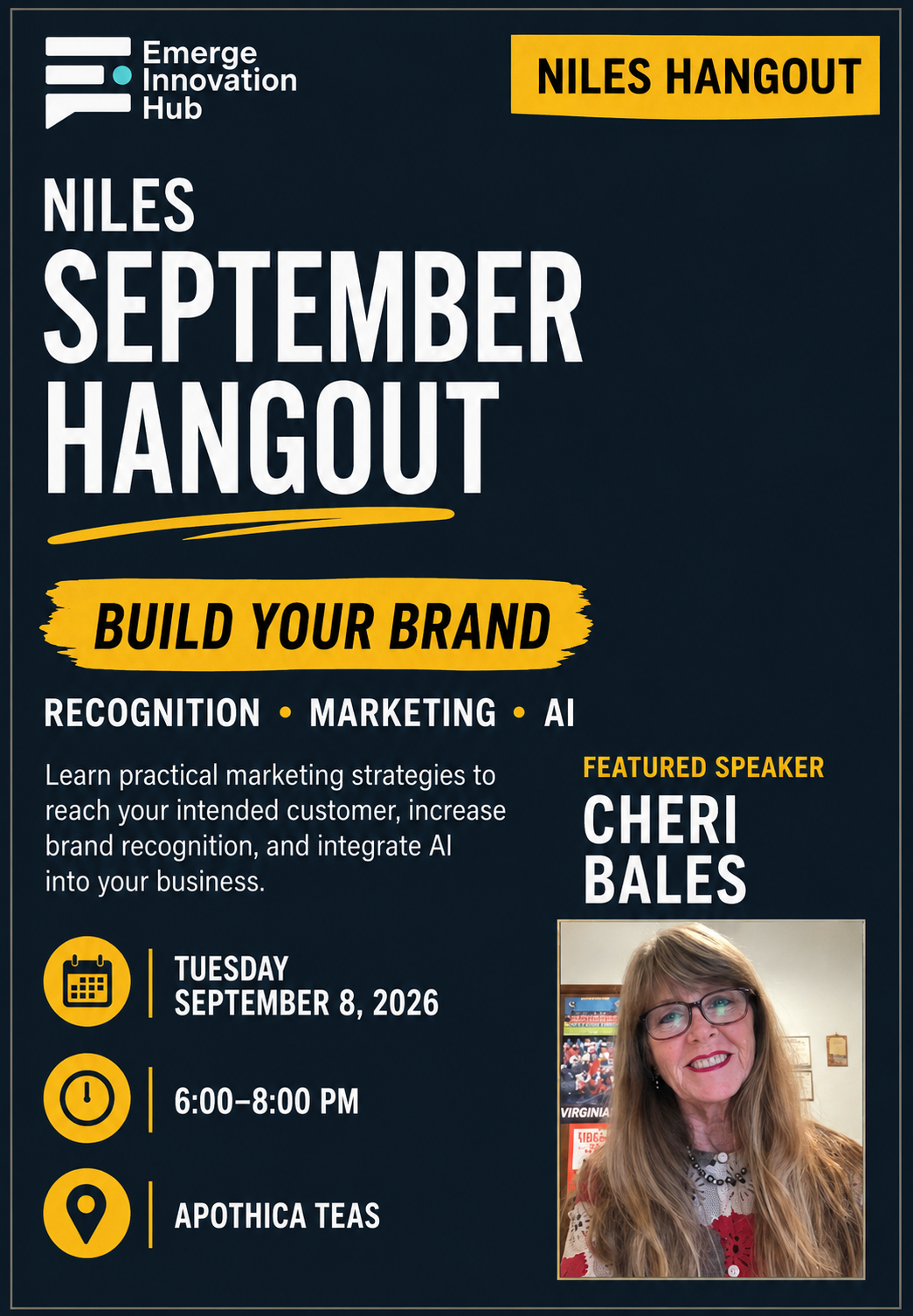 Niles Hangout: Build Your Brand